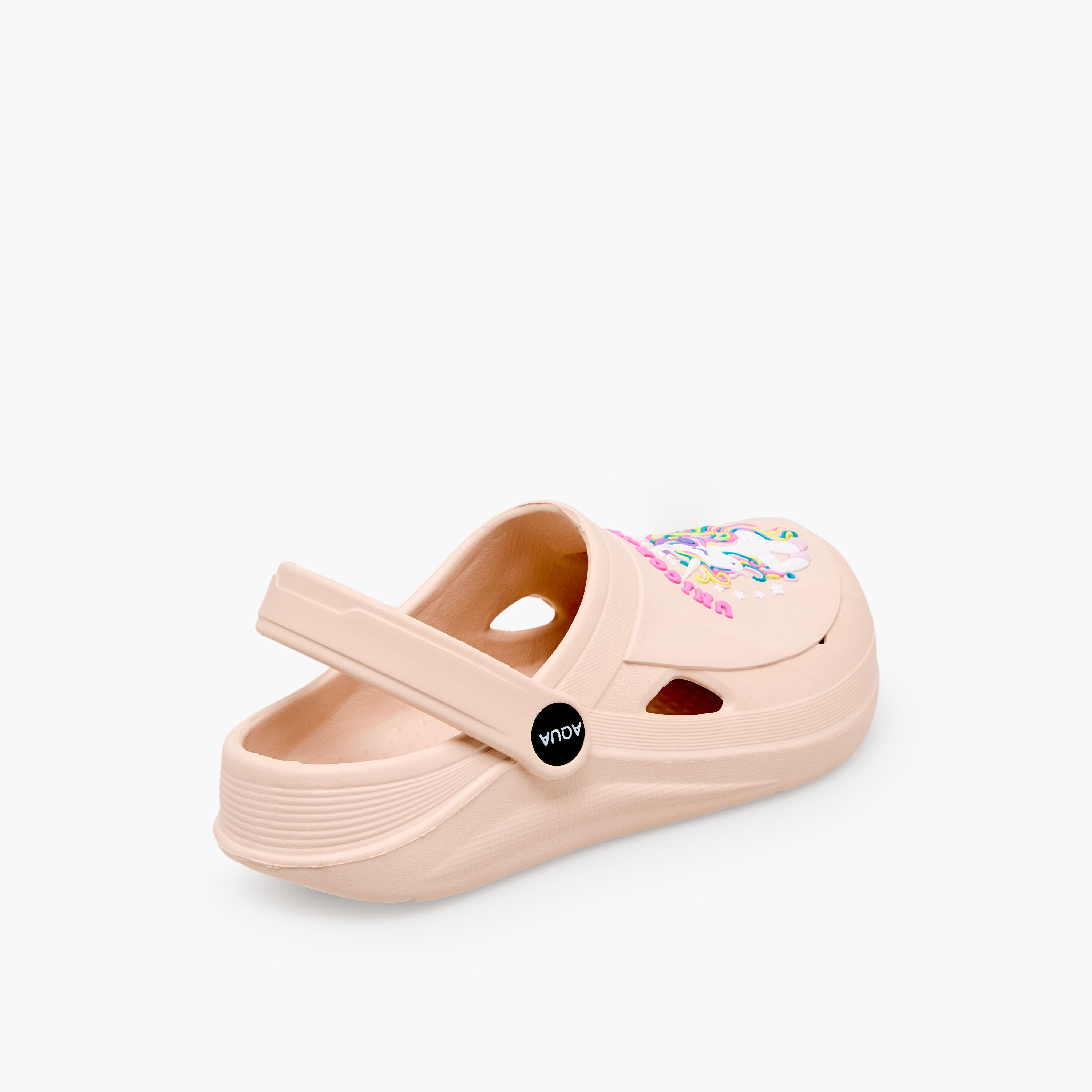 صندل كلوج مع حزام خلفي وزينة يونيكورن للبنات من أكوا-girls-shoes-sandals-image-6
