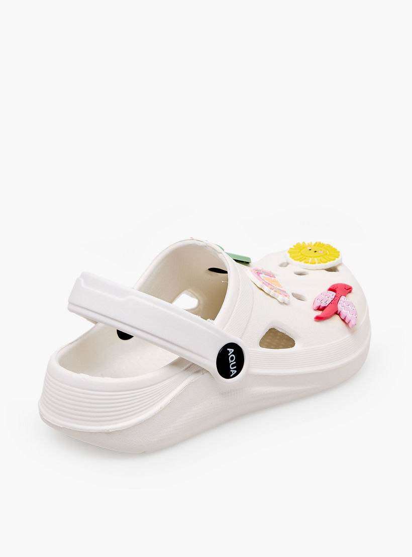 Aqua Girls Applique Detail Clogs-girls-shoes-sandals-image-6