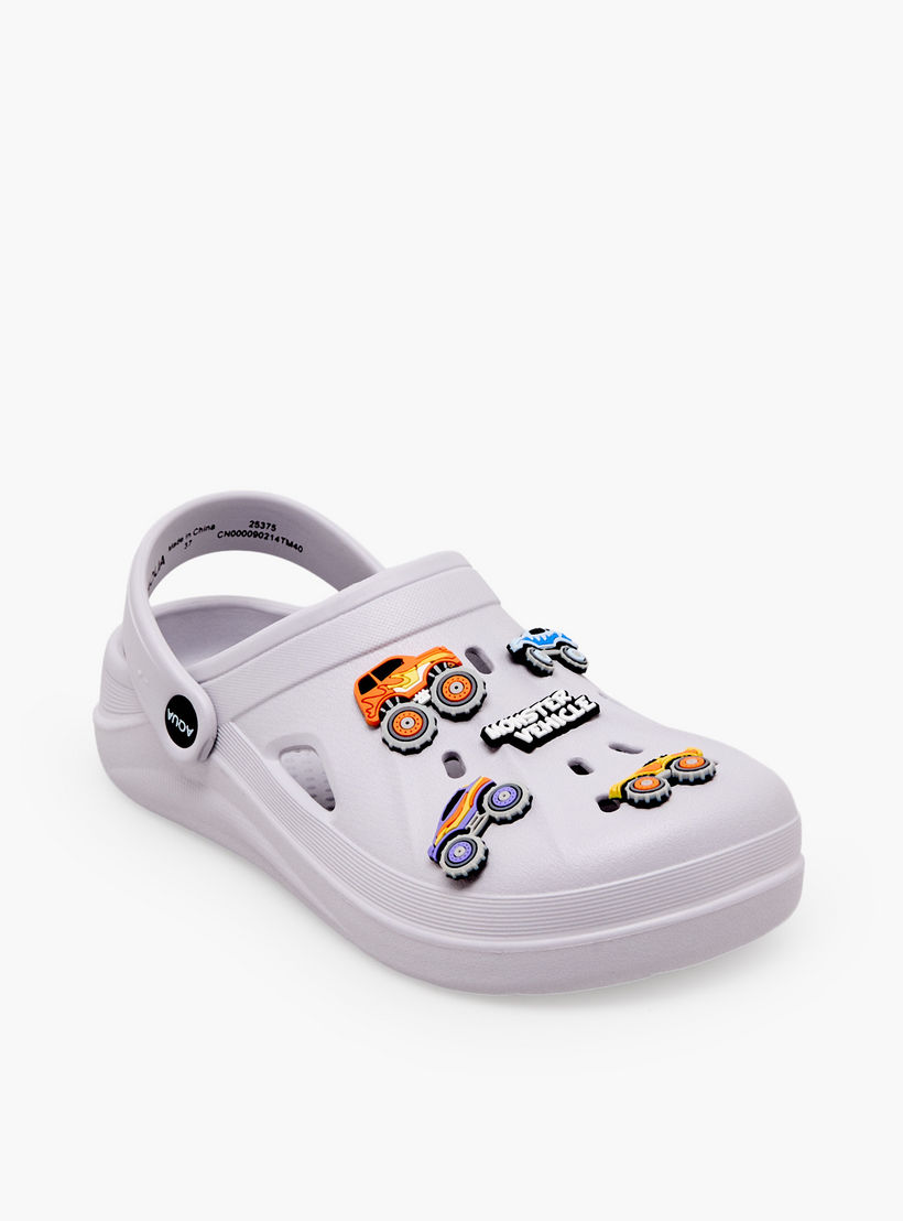 Aqua Boys Monster Trucks Jibbitz Clogs-boys-shoes-sandals-image-2