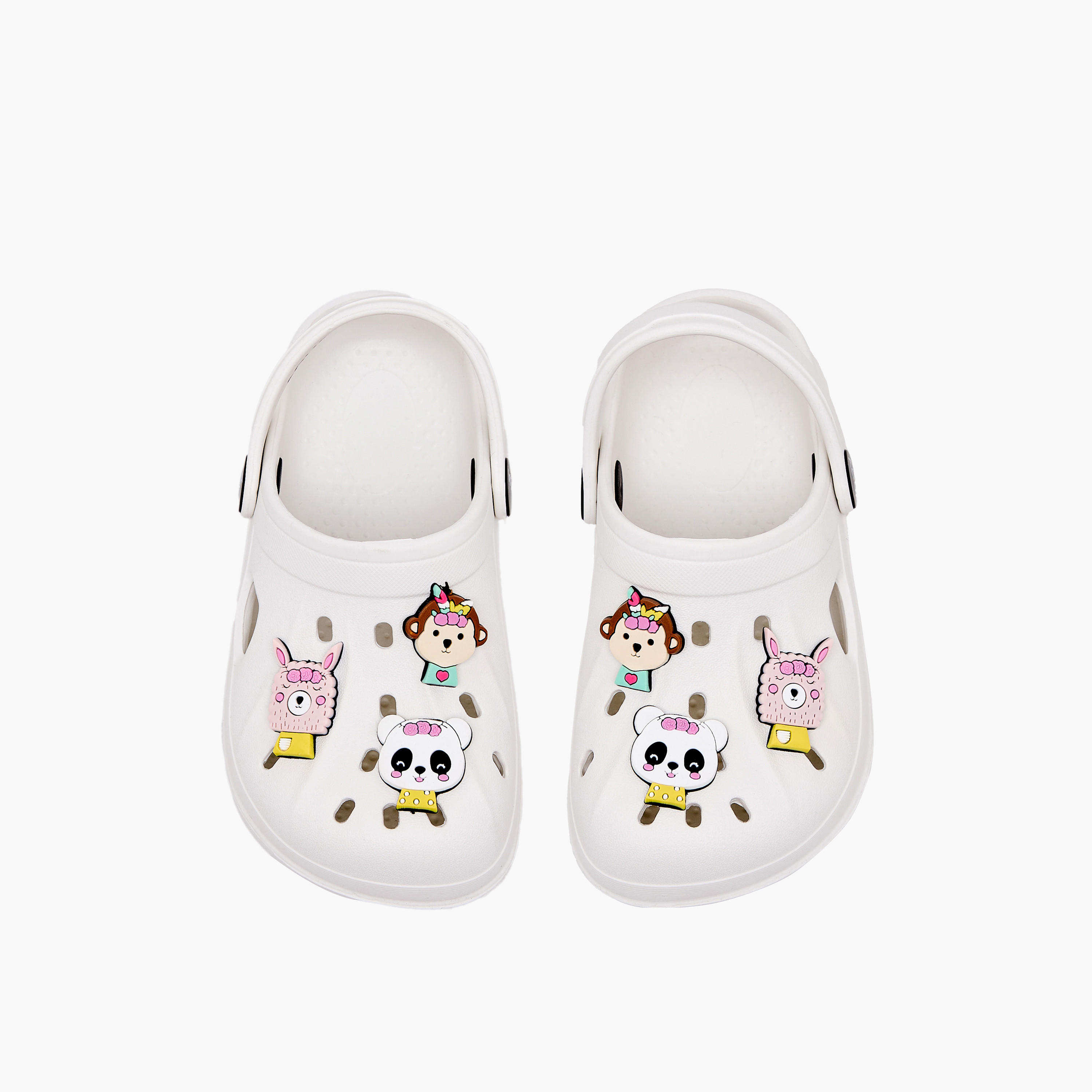 Aqua Girls Jibbitz Clogs-girls-shoes-flipflopsandslides-image-1