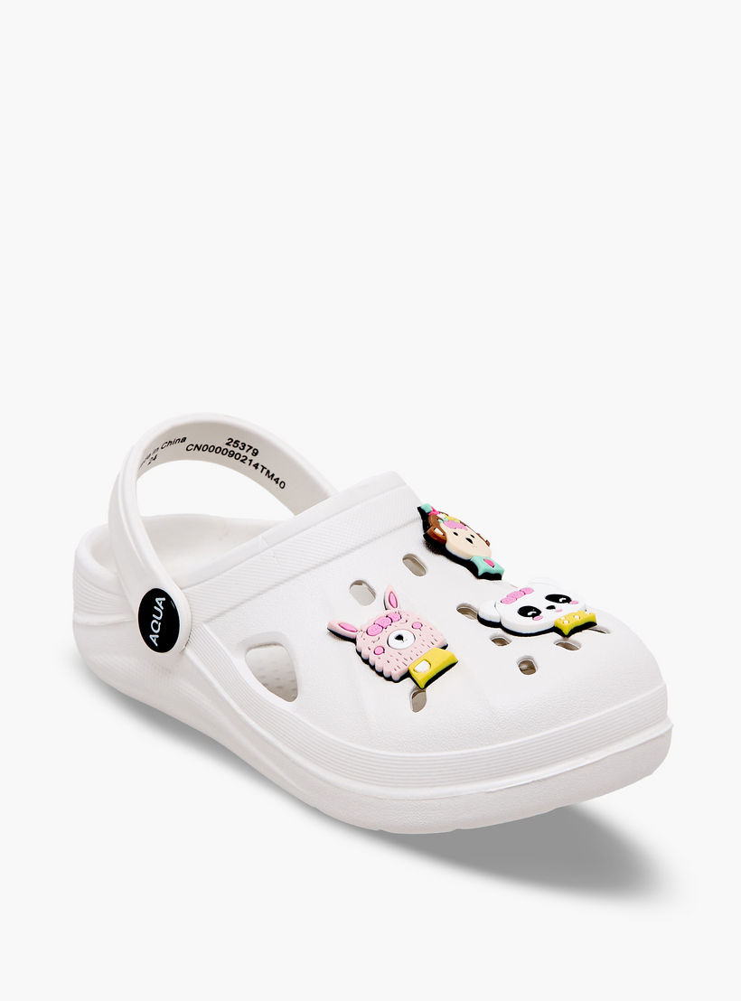 Aqua Girls Jibbitz Clogs-girls-shoes-flipflopsandslides-image-2