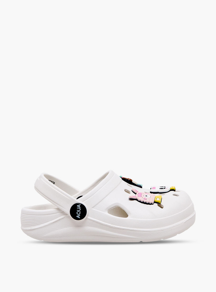 Aqua Girls Jibbitz Clogs-girls-shoes-flipflopsandslides-image-3