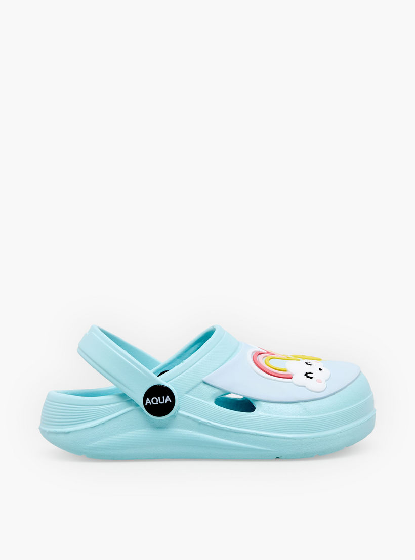 حذاء كلوج بتطريز قوس قزح للبنات من أكوا-girls-shoes-sandals-image-3