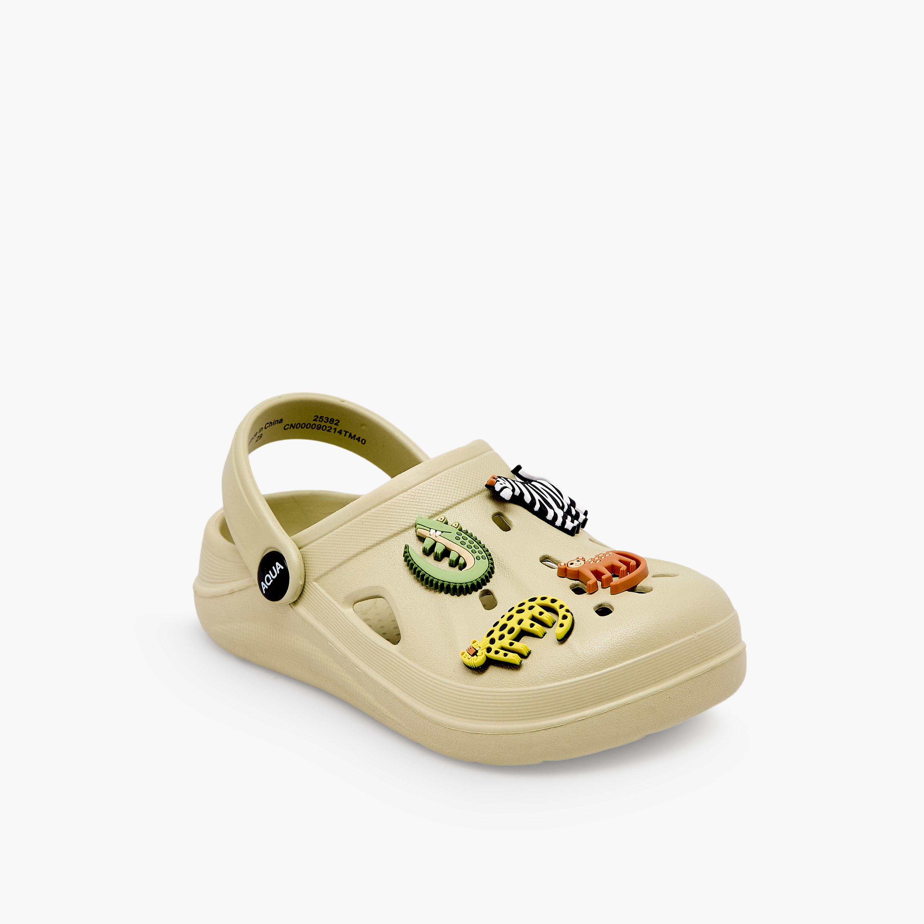 Aqua Boys Safari Jibbitz Clogs-boys-shoes-sandals-image-2