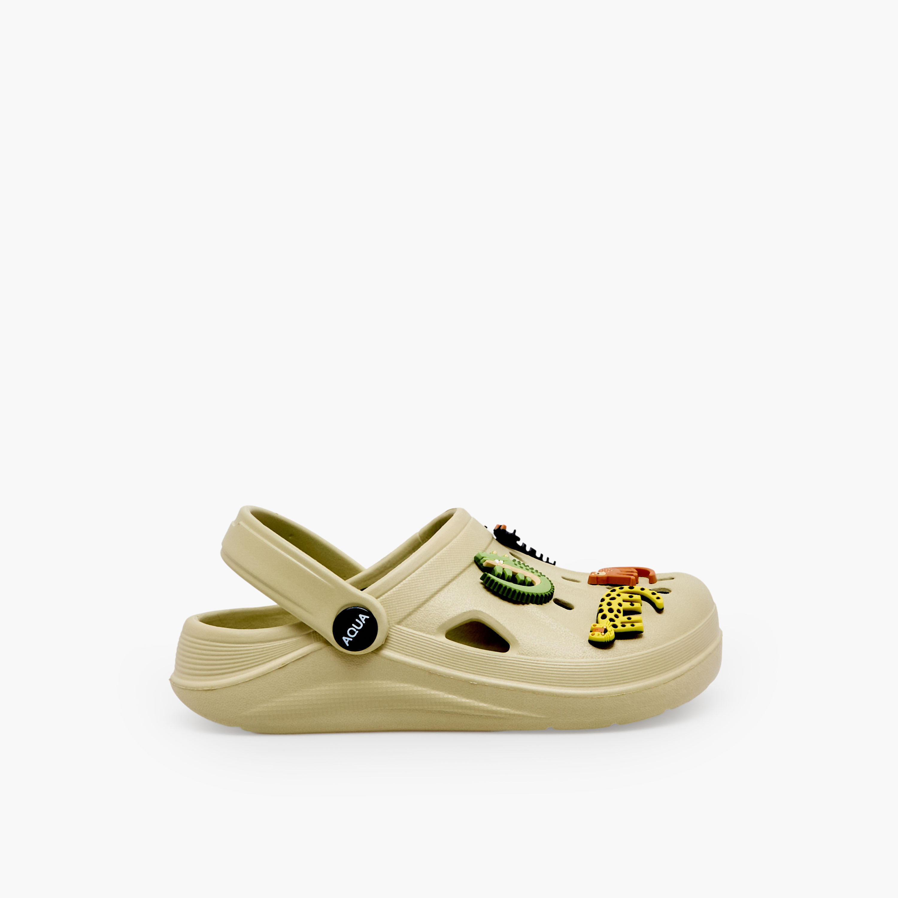 Aqua Boys Safari Jibbitz Clogs-boys-shoes-sandals-image-3