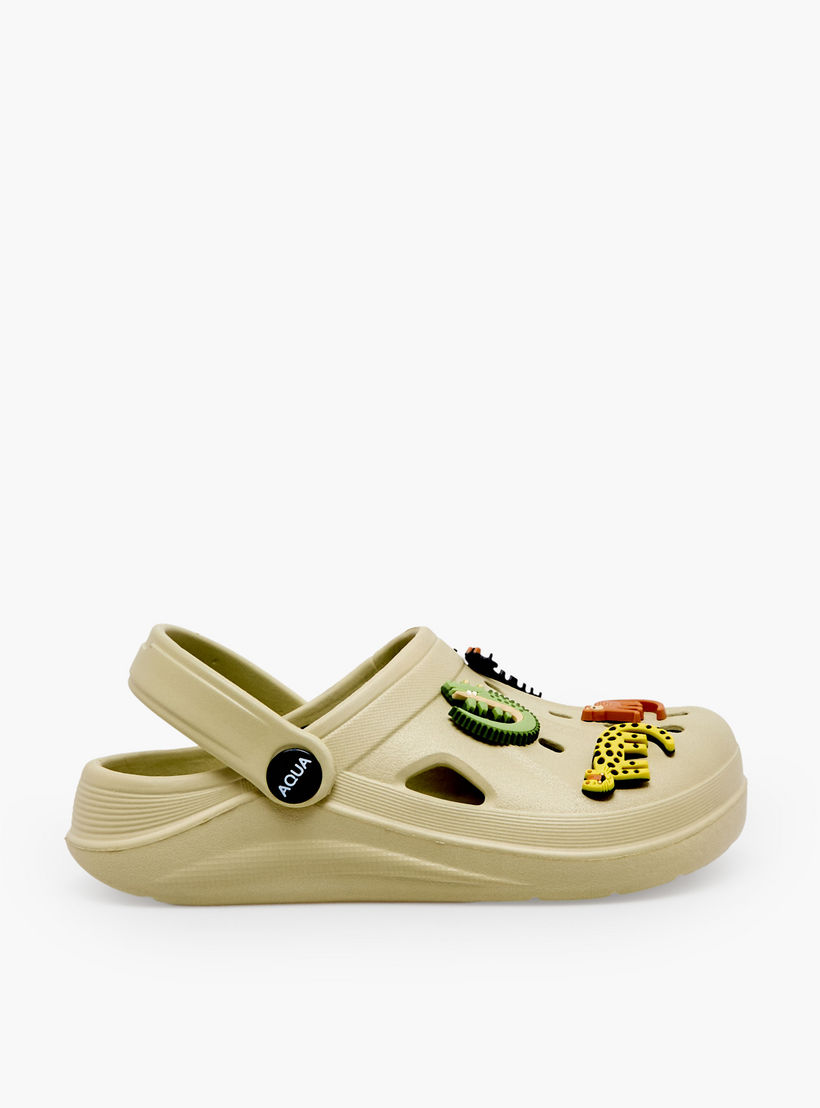 Aqua Boys Safari Jibbitz Clogs-boys-shoes-sandals-image-3