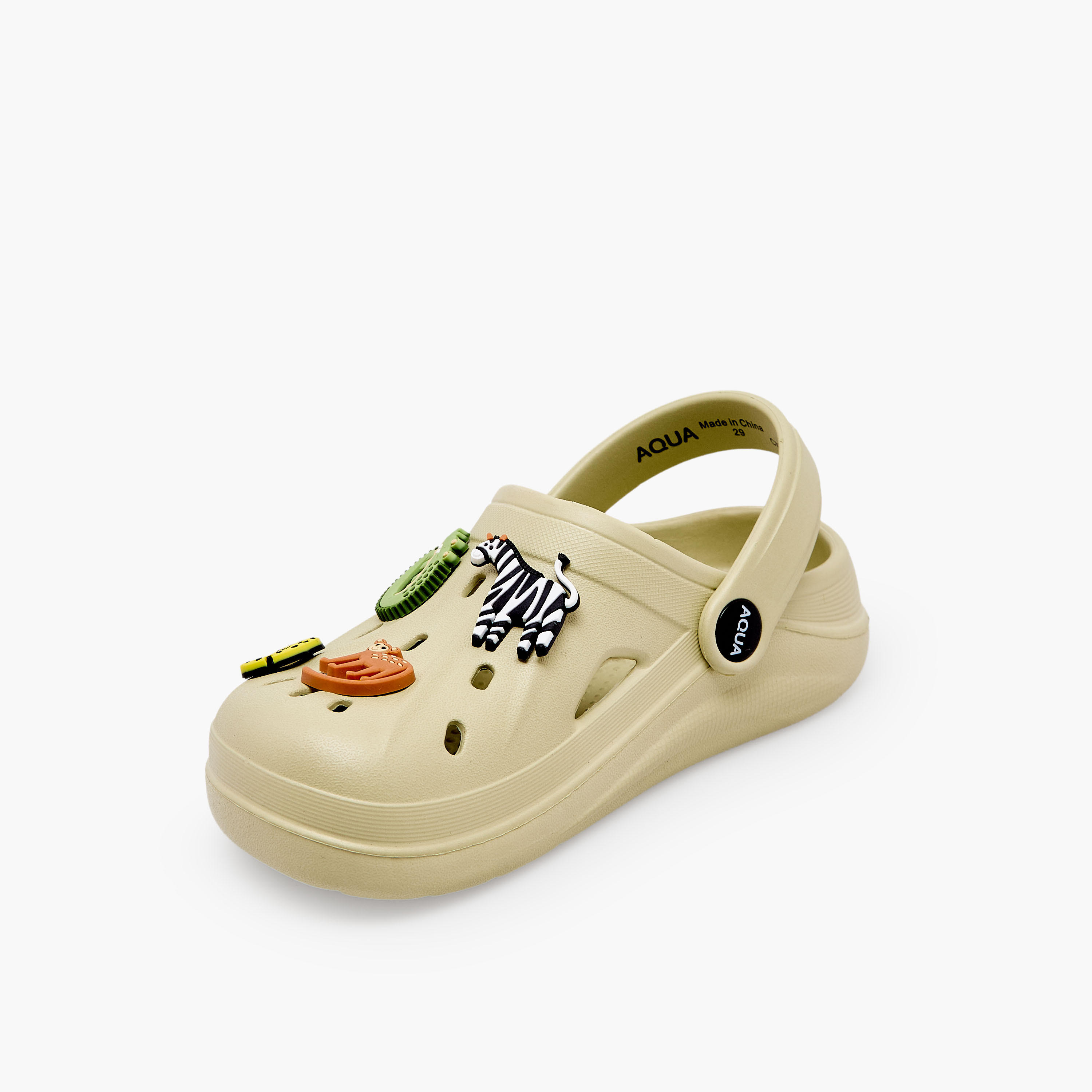 Aqua Boys Safari Jibbitz Clogs-boys-shoes-sandals-image-4