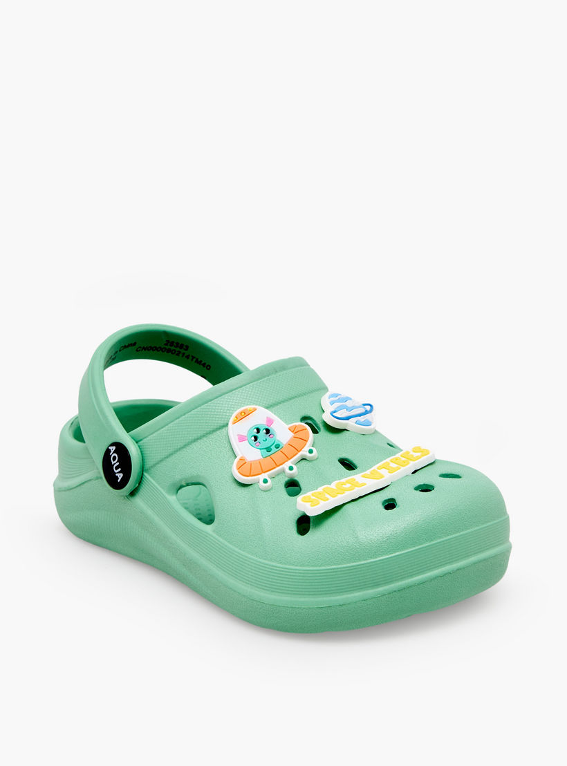 Aqua Boys Space Jibbitz Clogs-boys-shoes-sandals-image-2