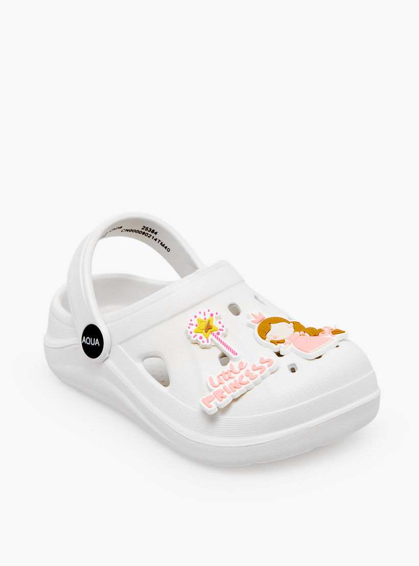 Aqua Girls Princess Jibbitz Clogs-boys-shoes-sandals-image-2