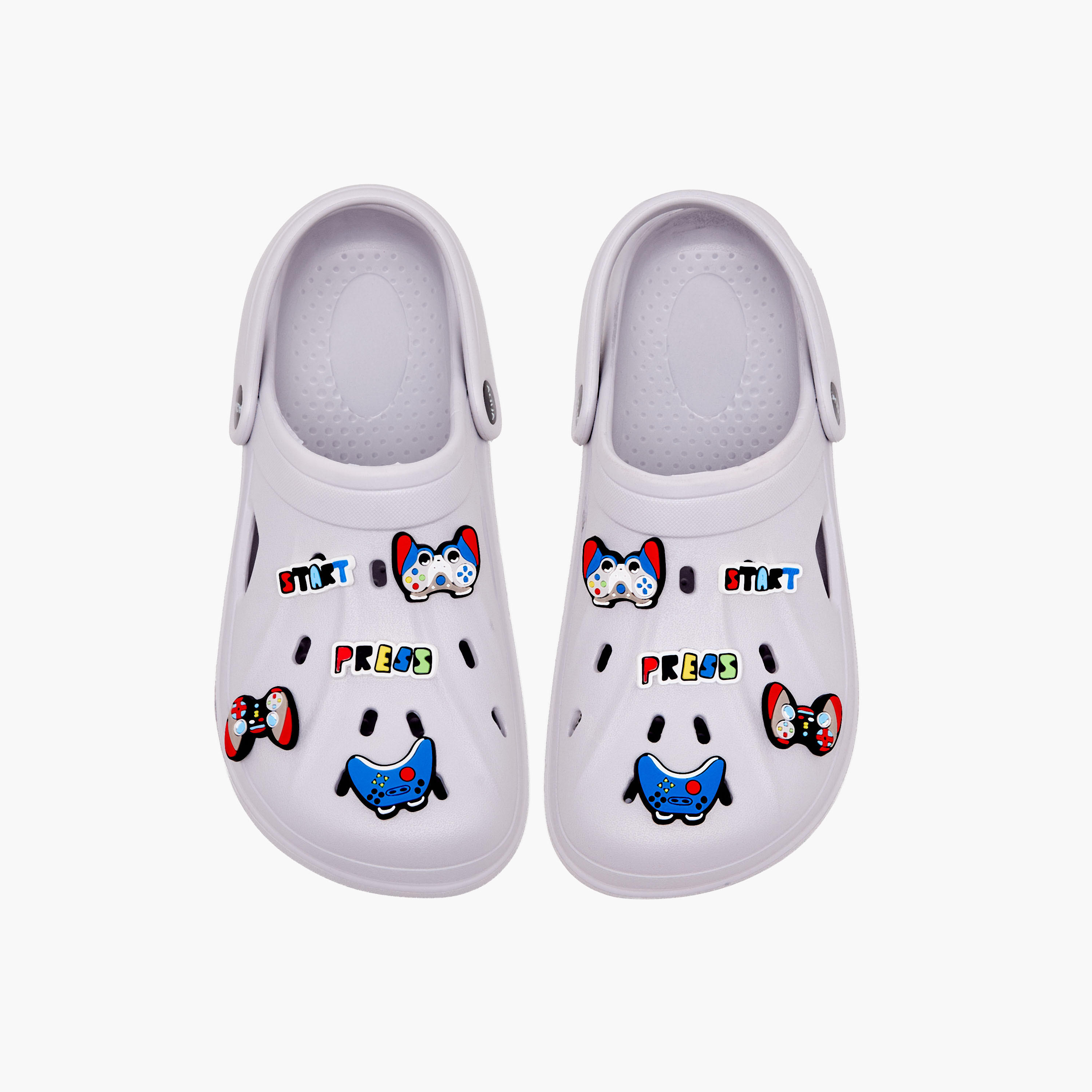 Aqua Boys Gamer Jibbitz Clogs-boys-shoes-sandals-image-1