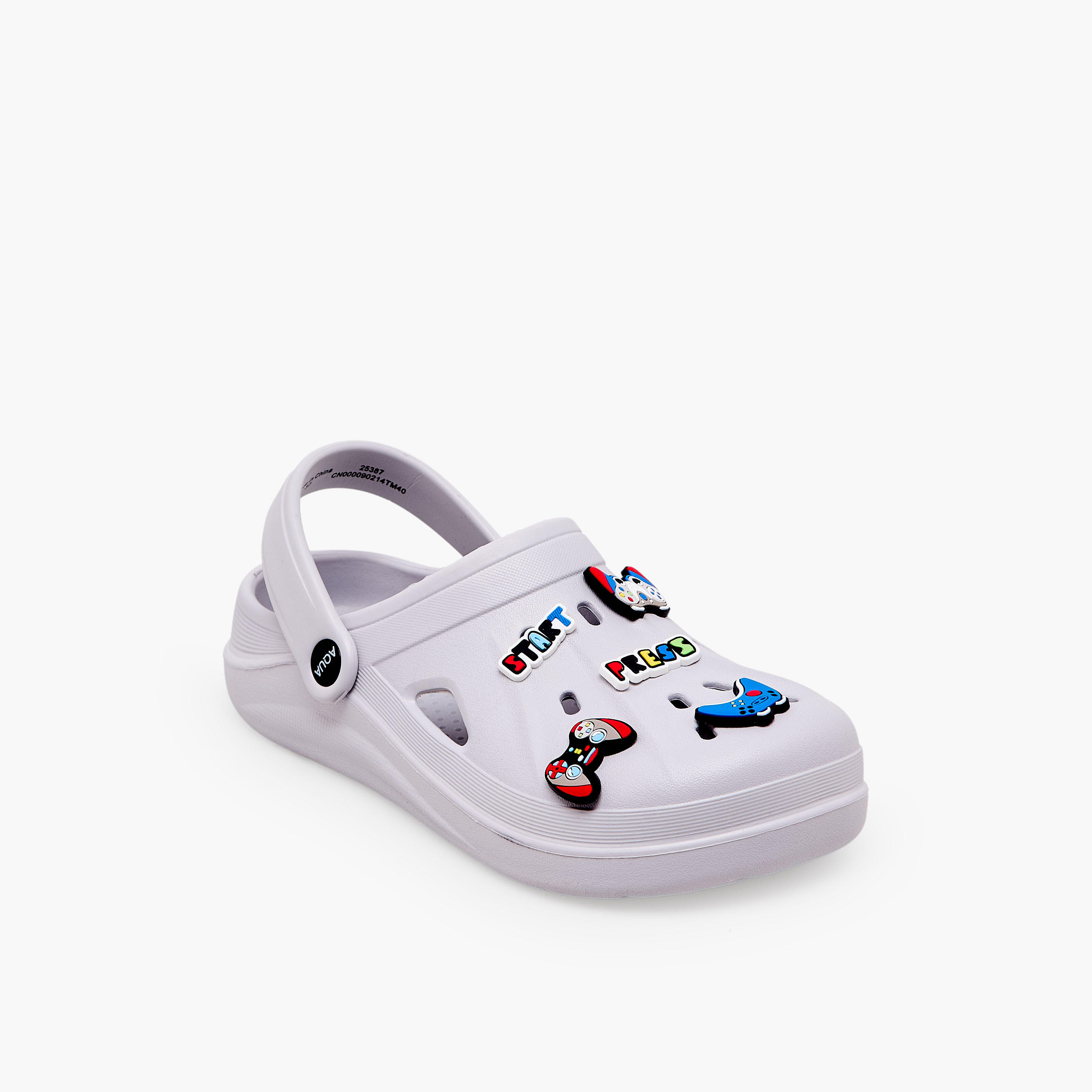 Aqua Boys Gamer Jibbitz Clogs-boys-shoes-sandals-image-2