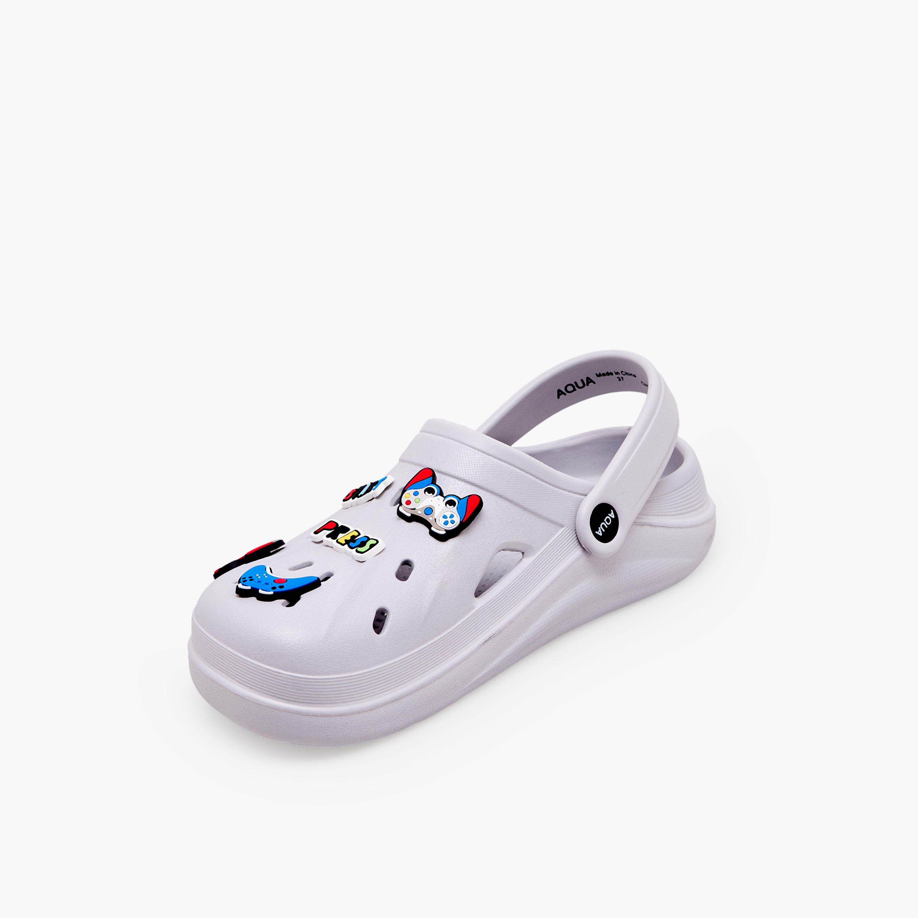 Aqua Boys Gamer Jibbitz Clogs-boys-shoes-sandals-image-4