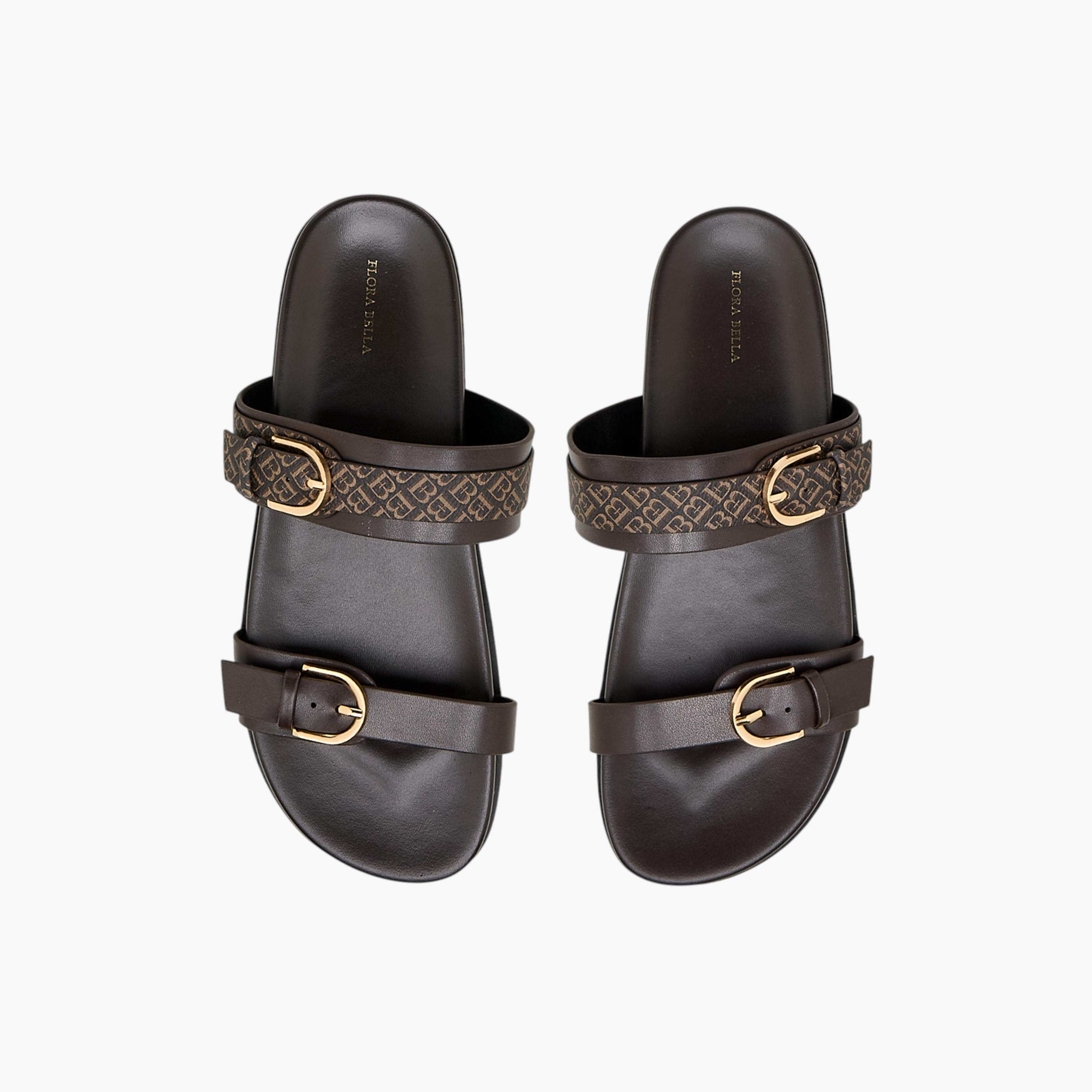 Flora Bella Women Buckle Detail Sandals-women-shoes-flats-sandals-image-1