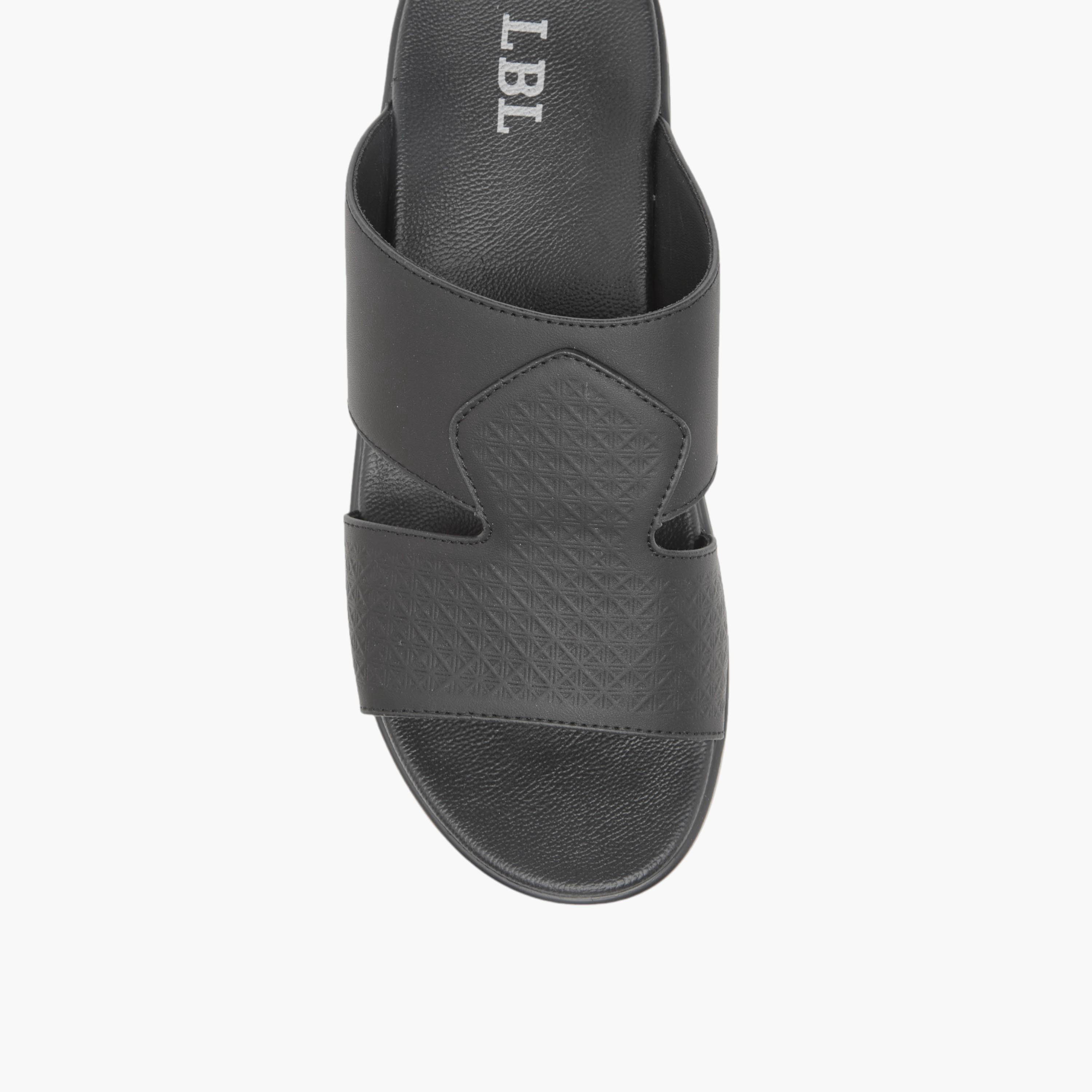 LBL by Shoexpress Textured Slip-On Comfort Arabic Sandals-men-shoes-sandals-image-3