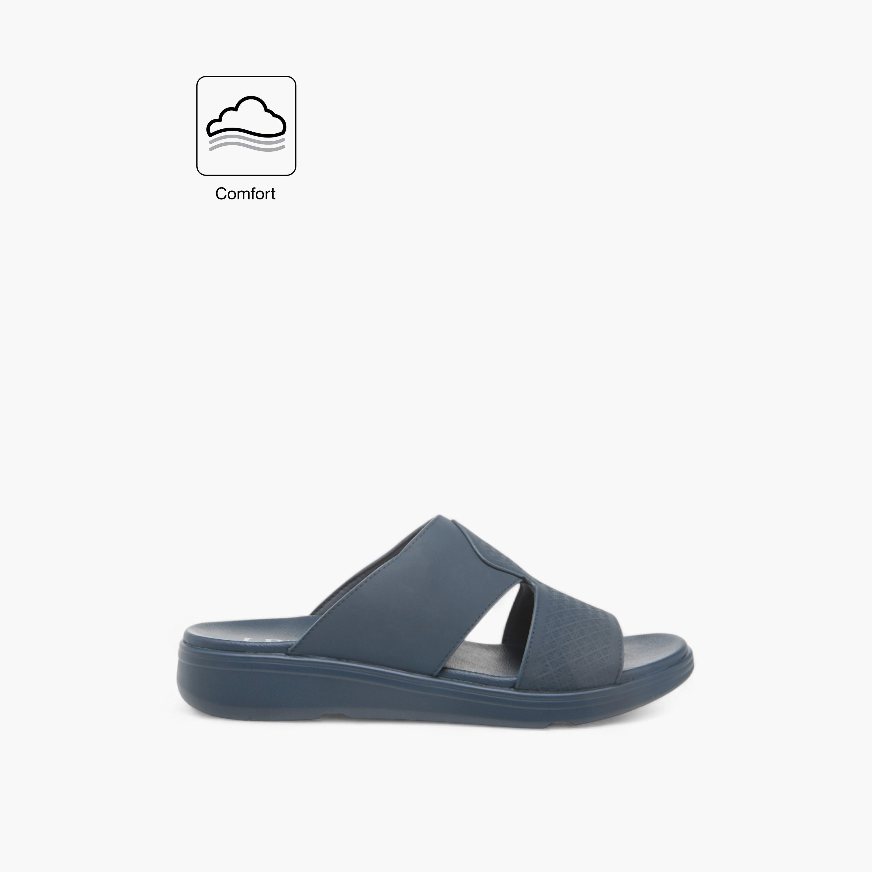LBL by Shoexpress Textured Slip-On Comfort Arabic Sandals-men-shoes-sandals-image-2