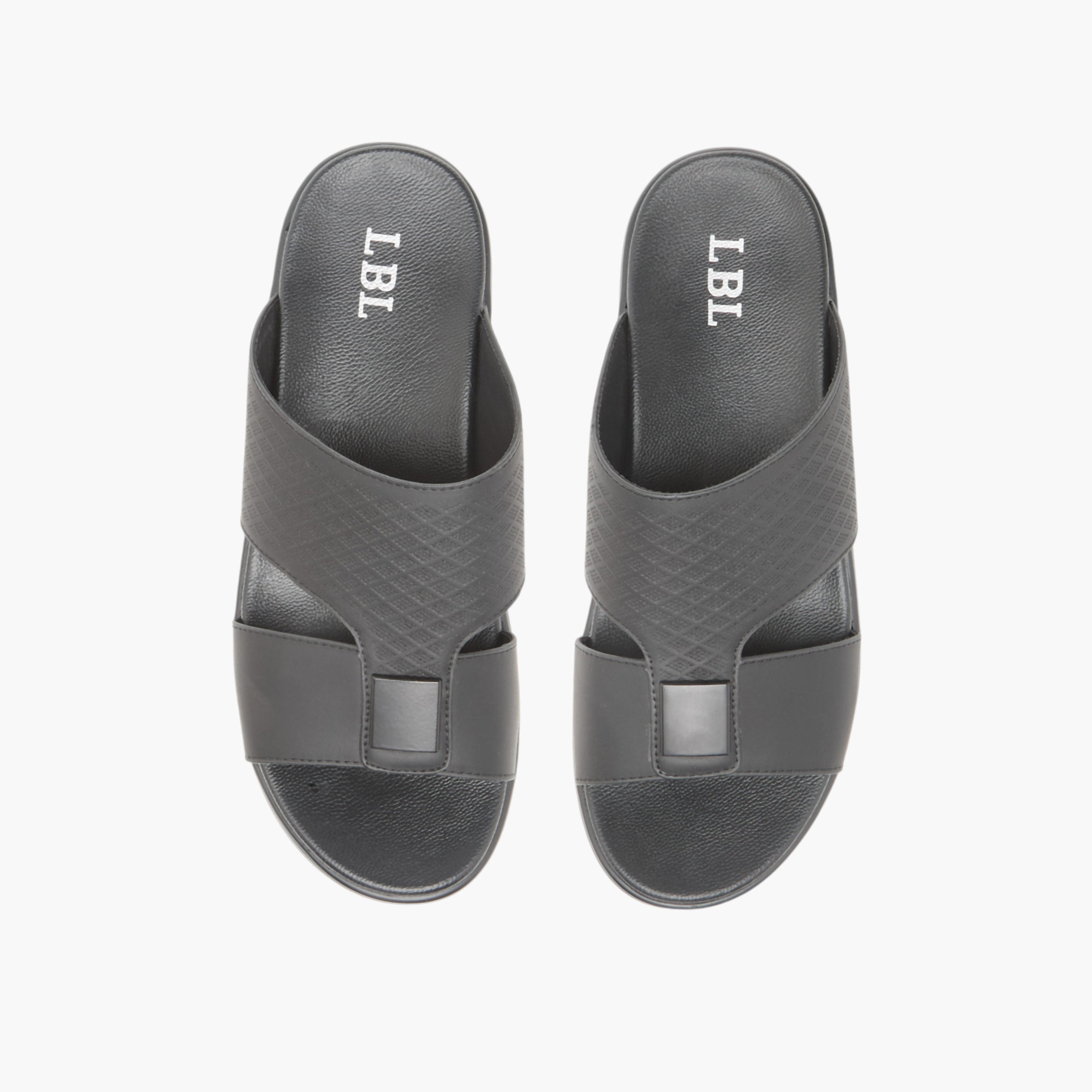 LBL by Shoexpress Textured Slip-On Comfort Arabic Sandals-men-shoes-sandals-image-1