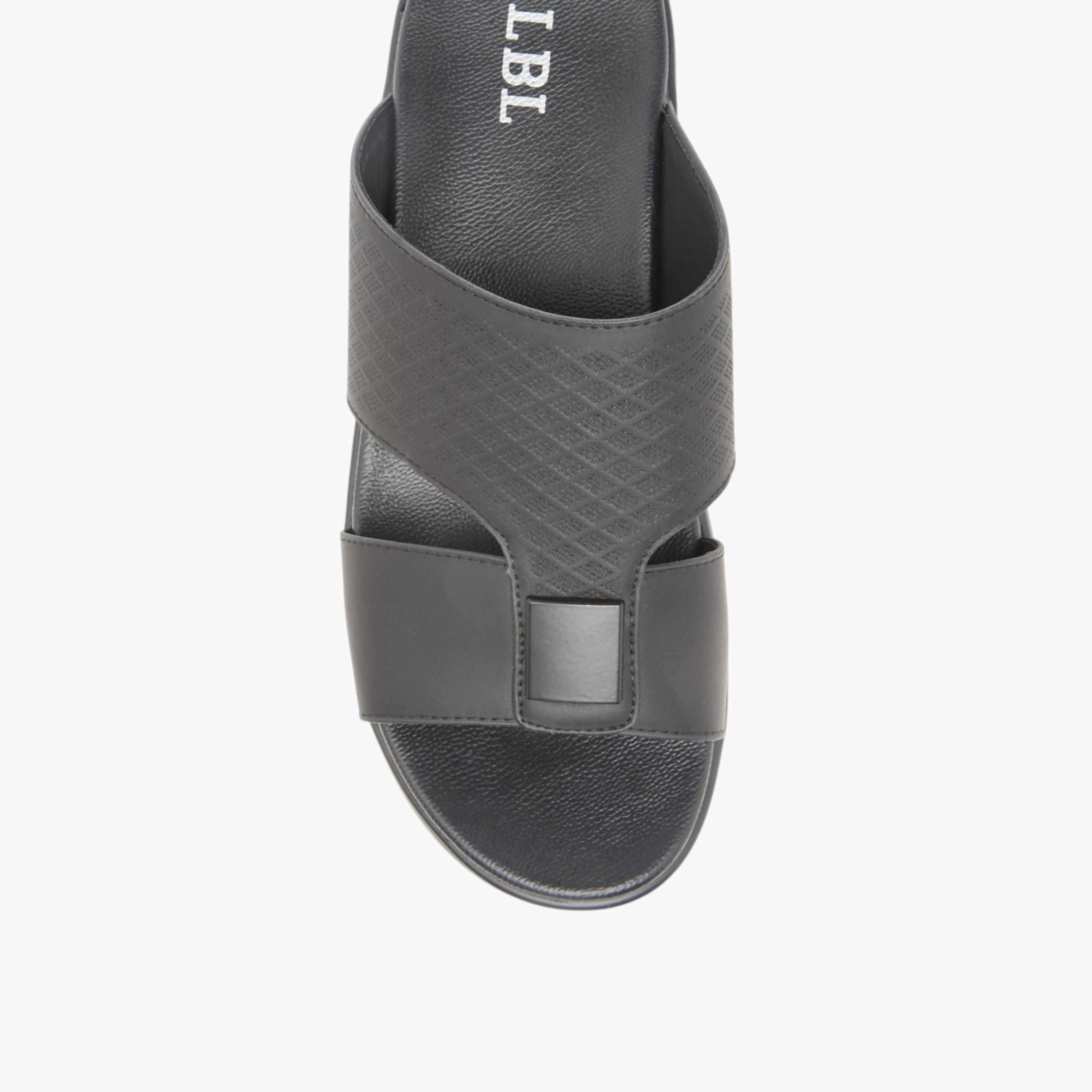LBL by Shoexpress Textured Slip-On Comfort Arabic Sandals-men-shoes-sandals-image-3