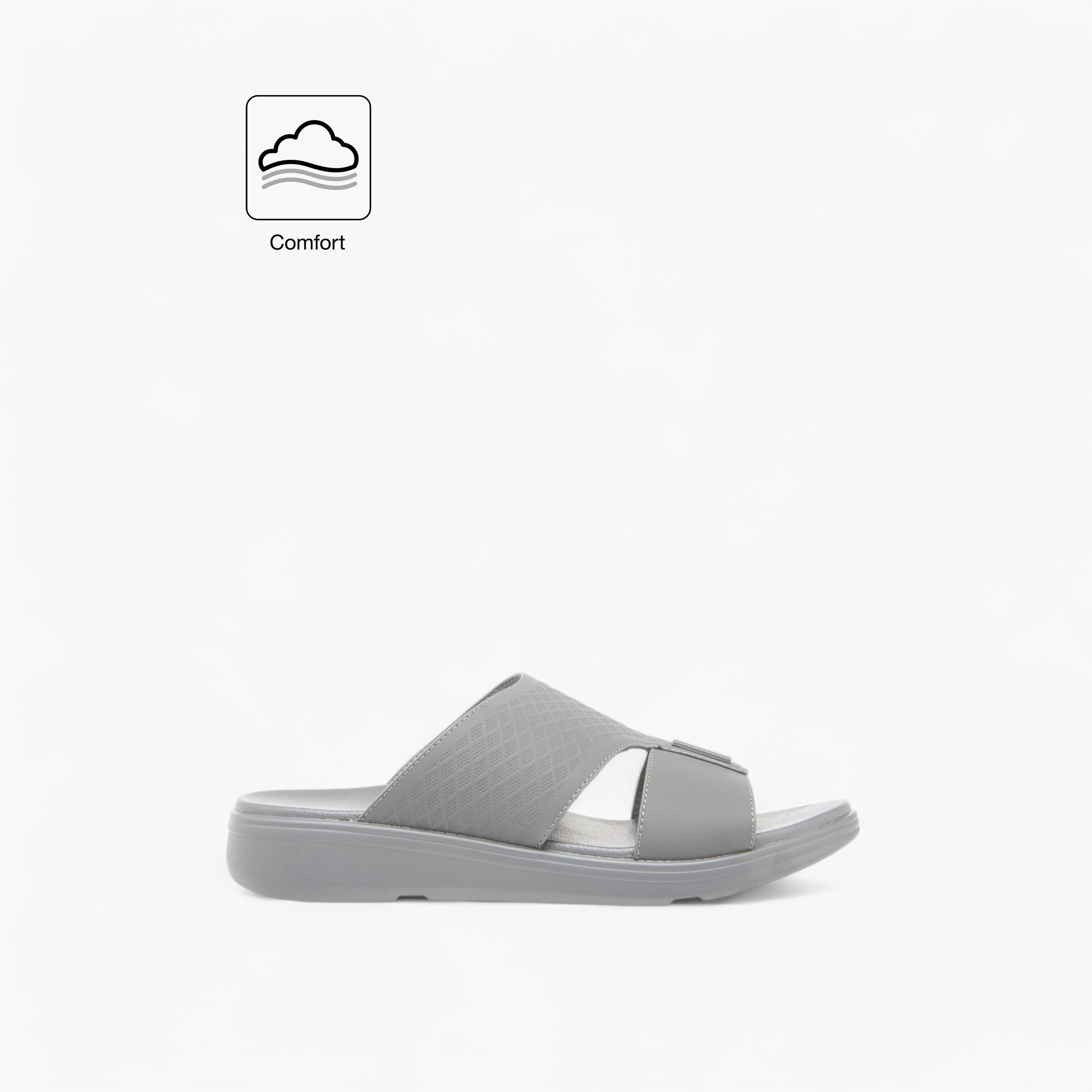 LBL by Shoexpress Textured Slip-On Comfort Arabic Sandals-men-shoes-sandals-image-2