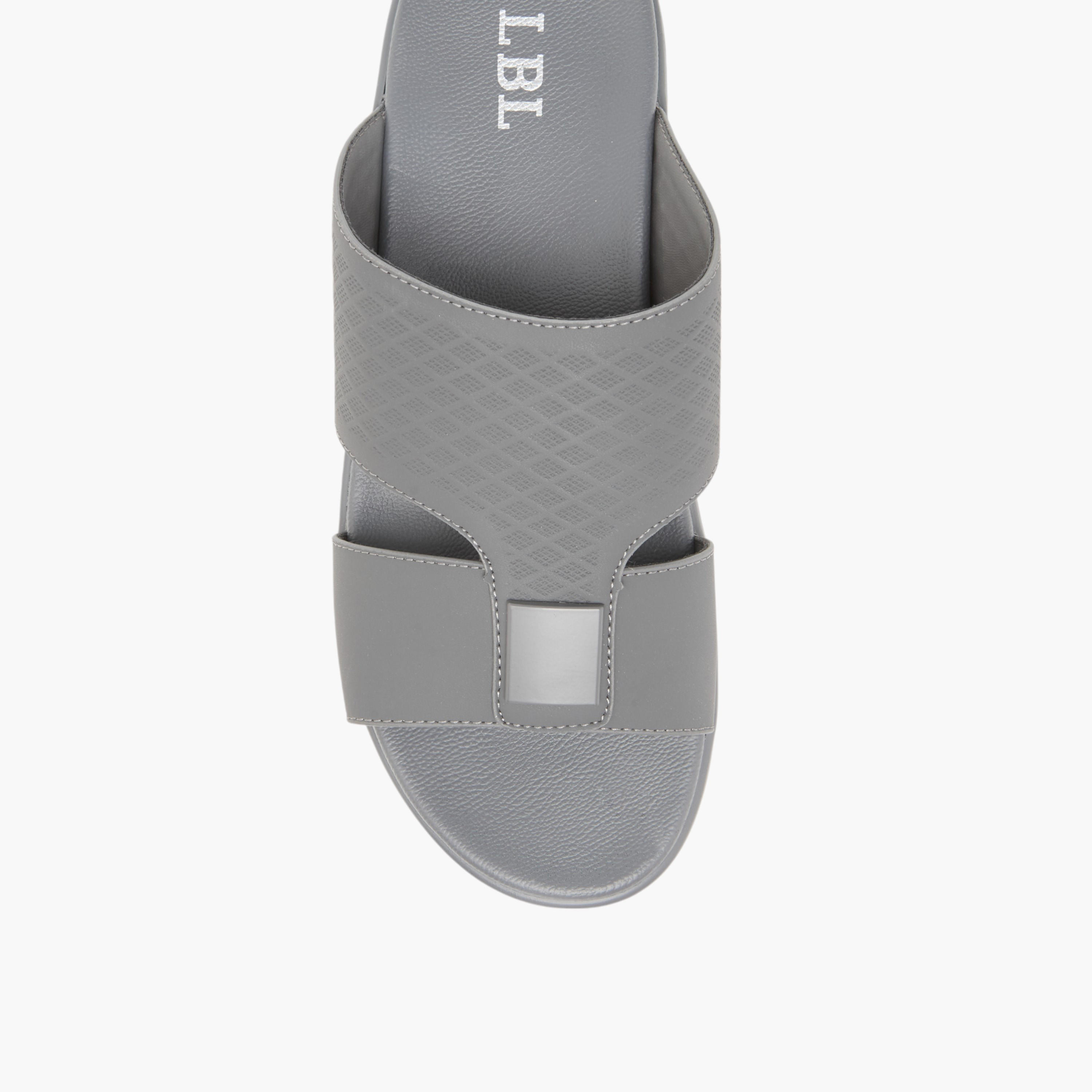 LBL by Shoexpress Textured Slip-On Comfort Arabic Sandals-men-shoes-sandals-image-3