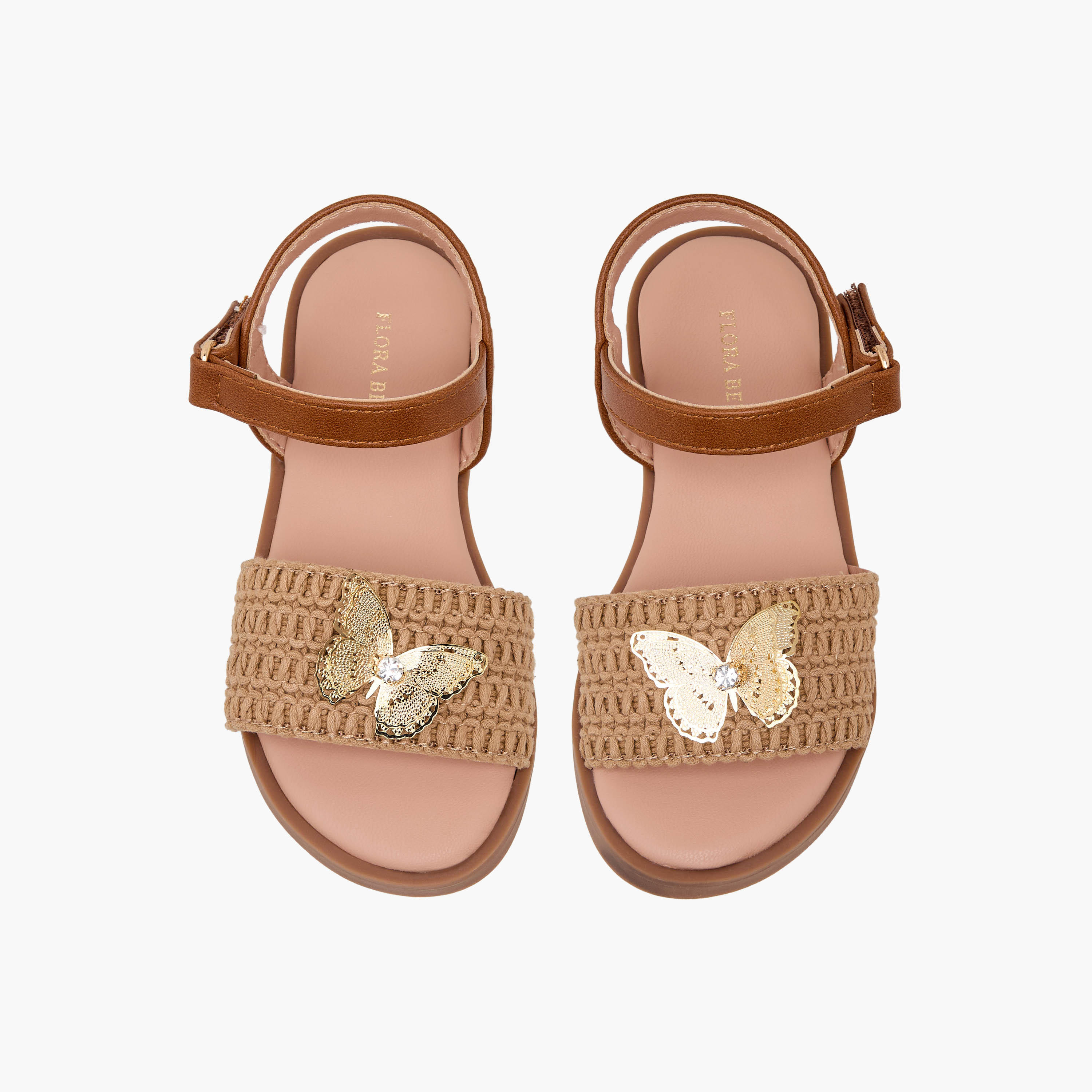 Flora Bella Girls Hook & Loop Sandals-girls-shoes-sandals-image-1