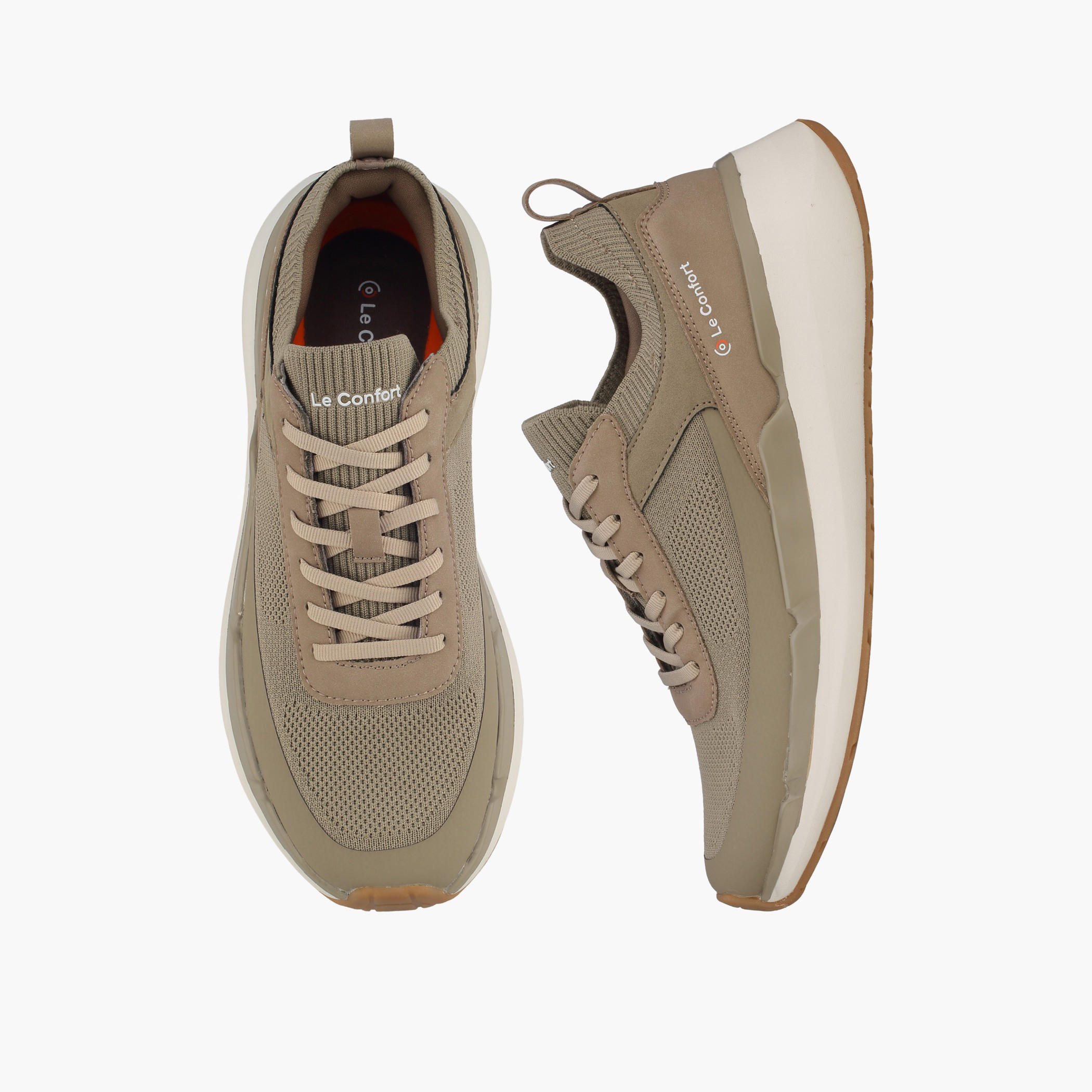Le Confort Men Lace-Up Ankle Sneakers-men-shoes-sneakers-image-1