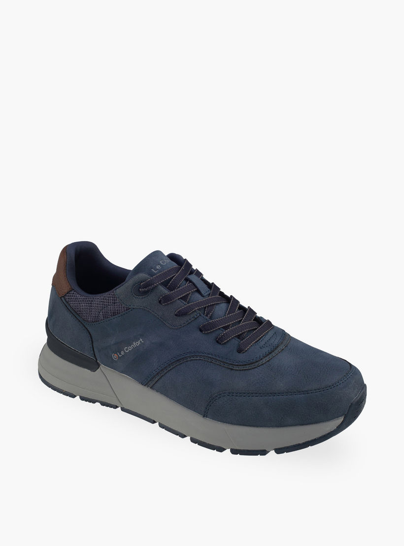 Le Confort Men Lace-Up Ankle Sneakers-men-shoes-sneakers-image-2