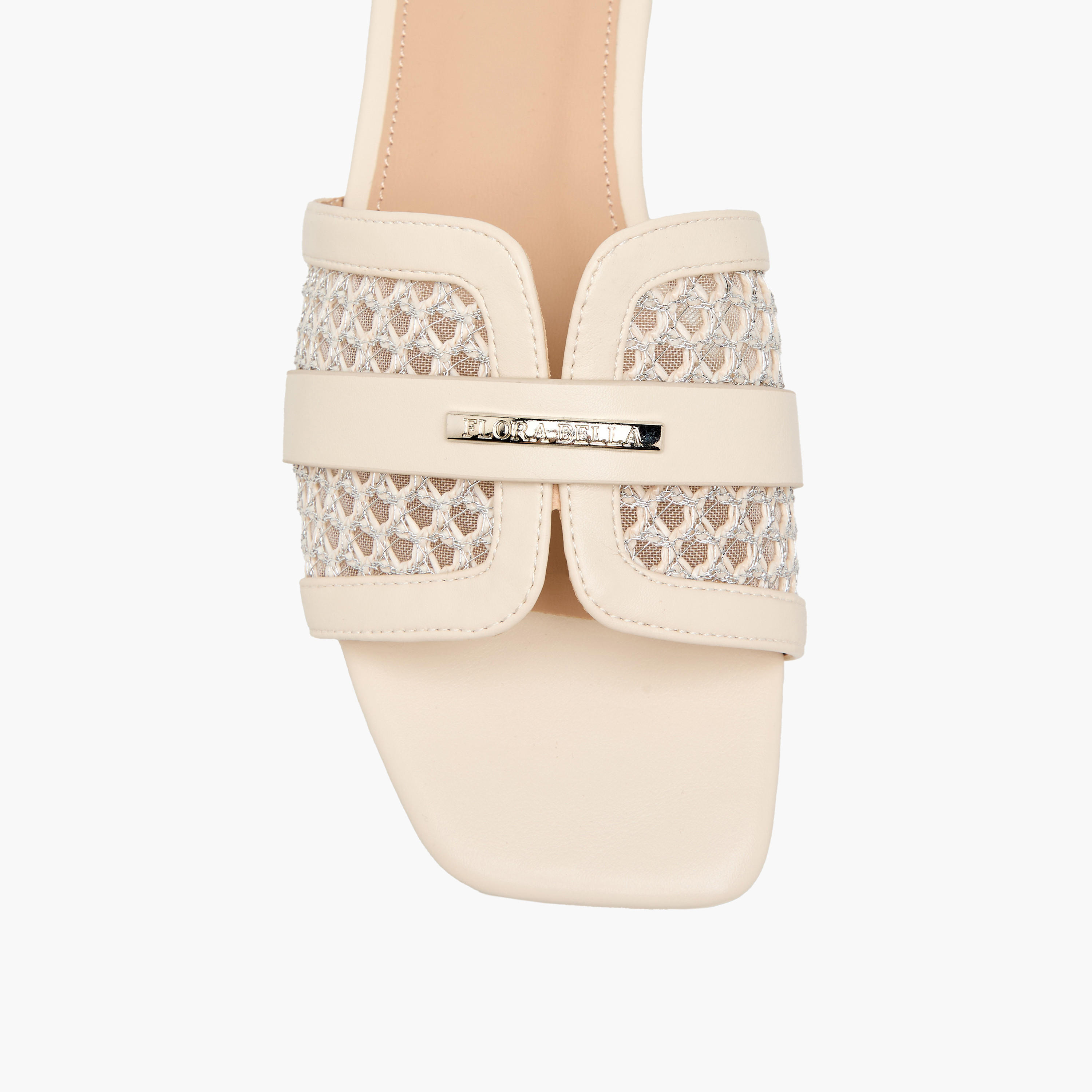 Flora Bella Women Mesh Detail Sandals-women-shoes-flats-sandals-image-4