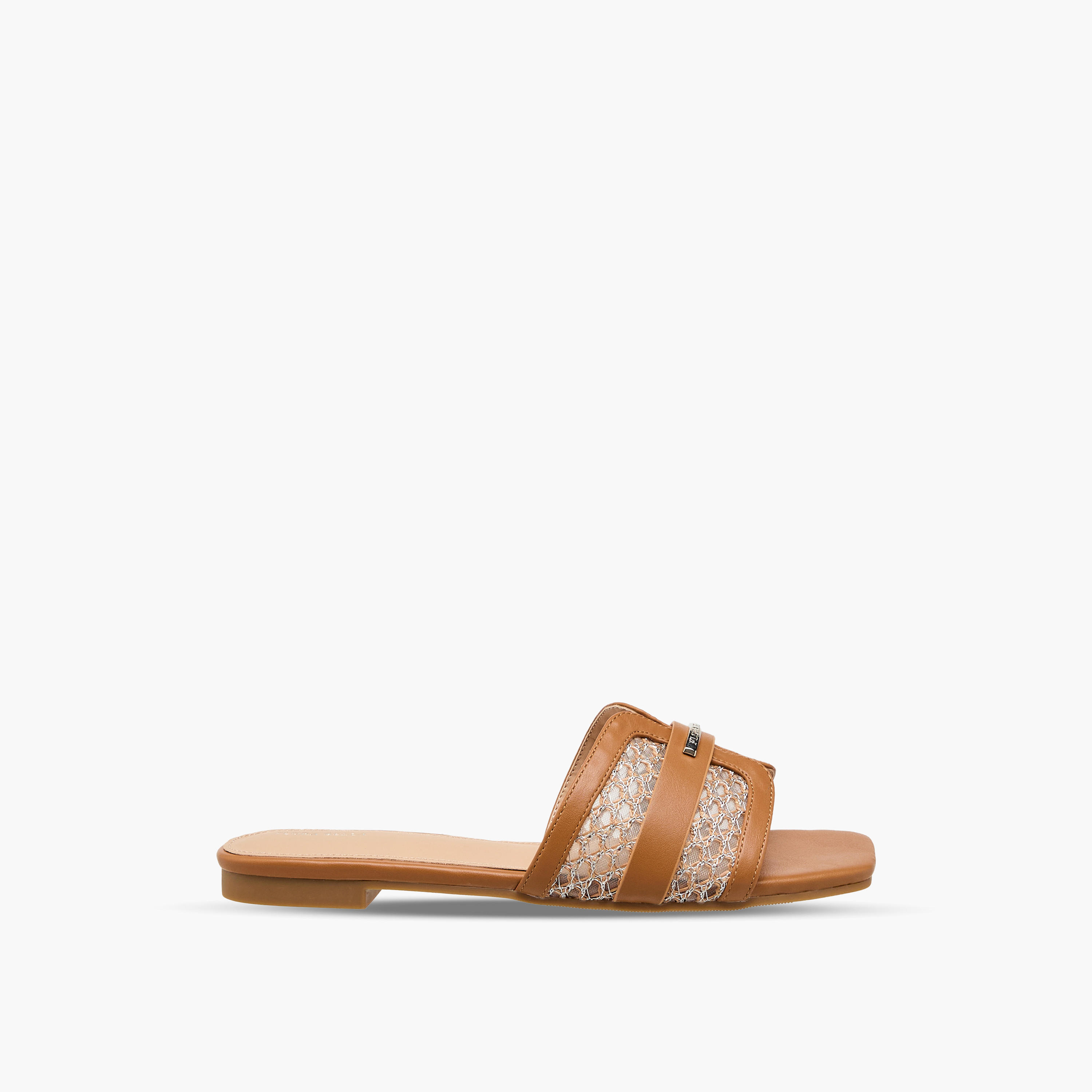 Flora Bella Women Mesh Detail Sandals-women-shoes-flats-sandals-image-3