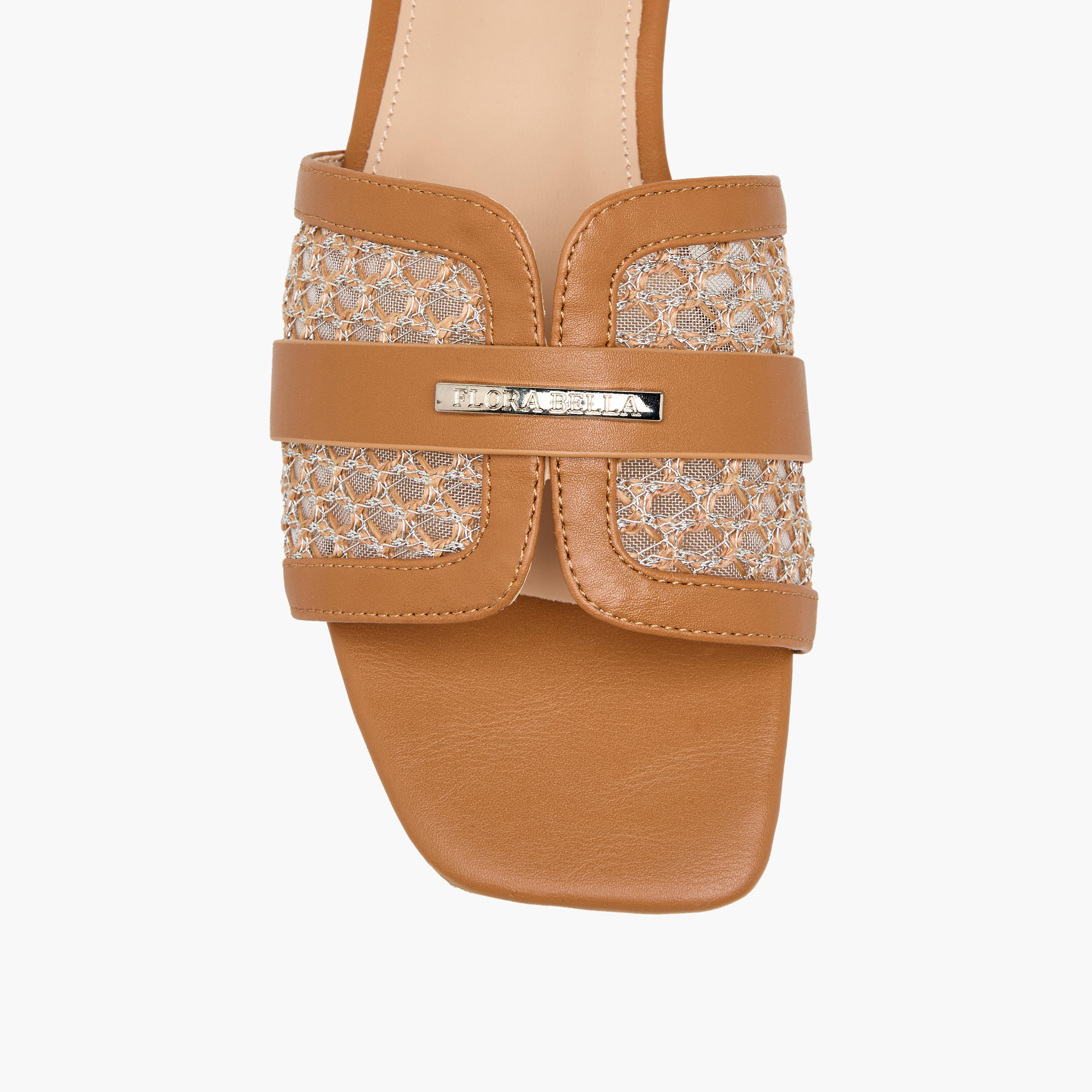Flora Bella Women Mesh Detail Sandals-women-shoes-flats-sandals-image-4