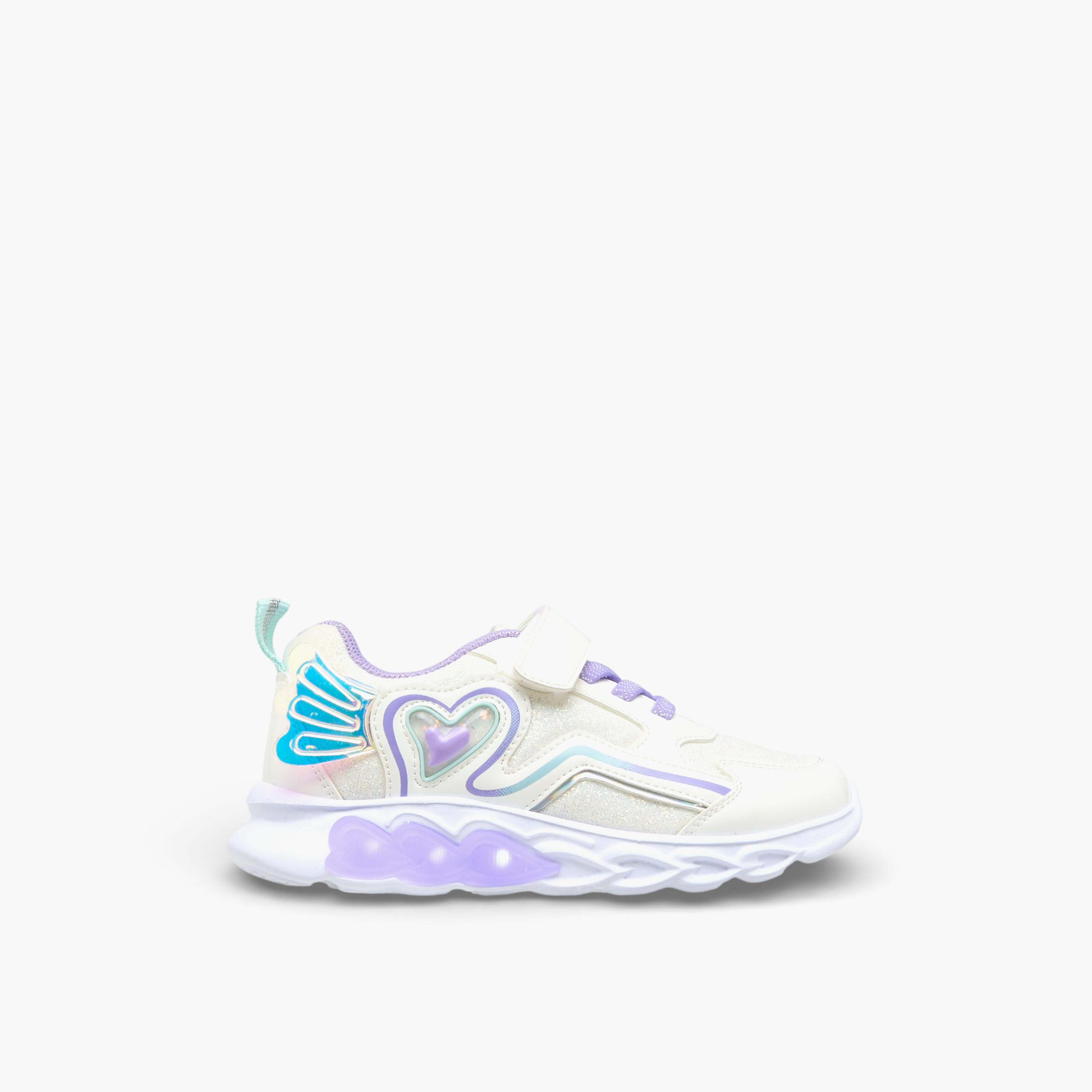 Flora Bella Girls Light-Up Ankle Sneakers-girls-shoes-sneakers-image-6