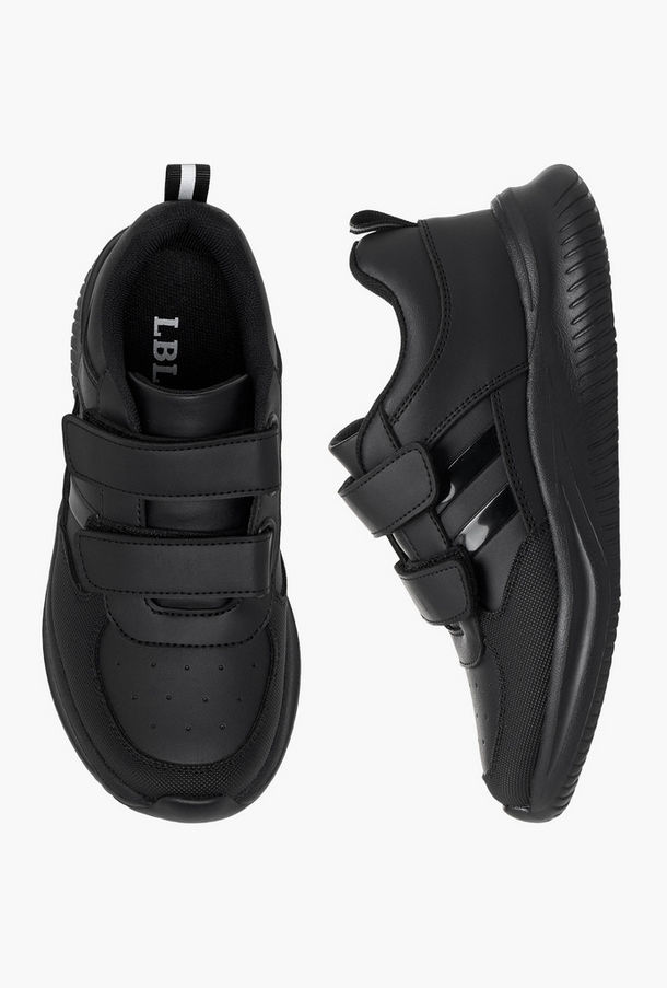 حذاء مدرسي بشريط إغلاق لاصق للأطفال من إل بي إل من شو إكسبرس-girls-shoes-schoolshoes-image-1