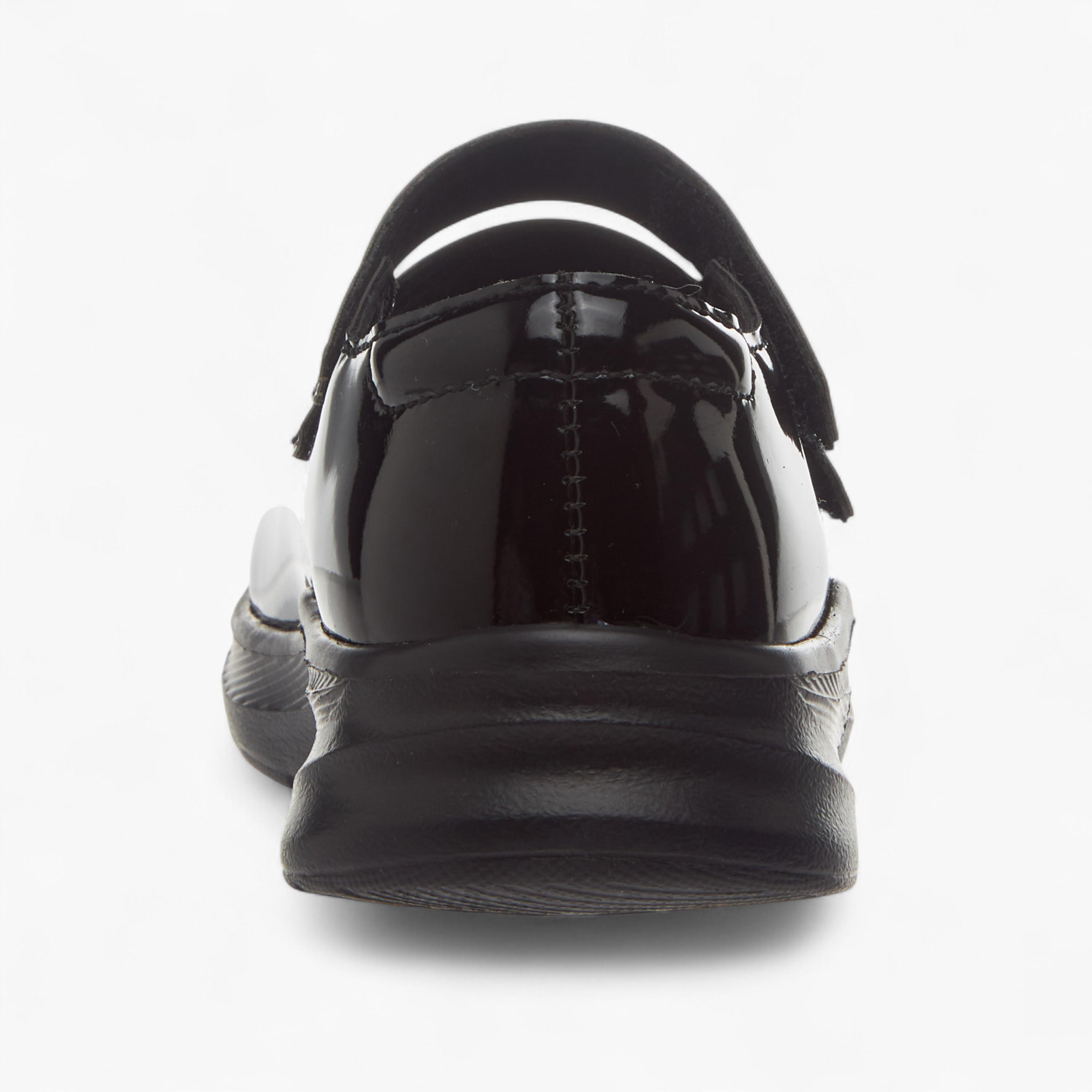 Flora Bella Solid Mary Jane School Shoes with Hook and Loop Closure-girls-shoes-schoolshoes-image-5