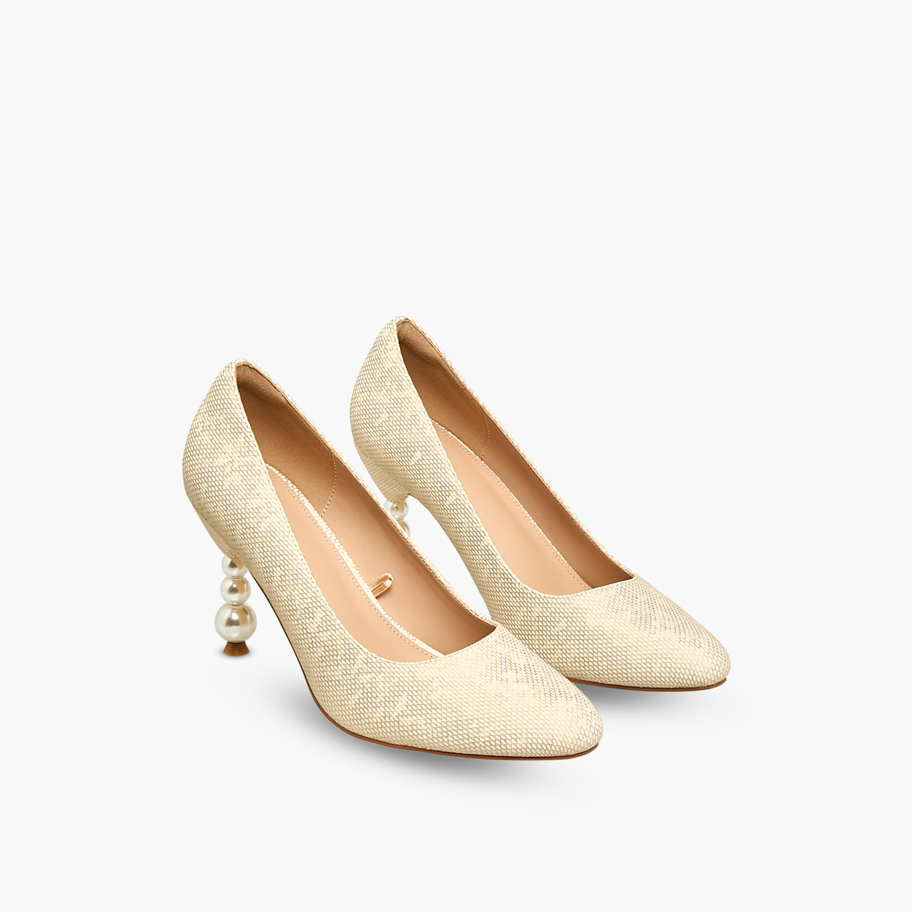 Flora Bella Women Pearl Shaped Heel Pumps-women-shoes-heels-image-1
