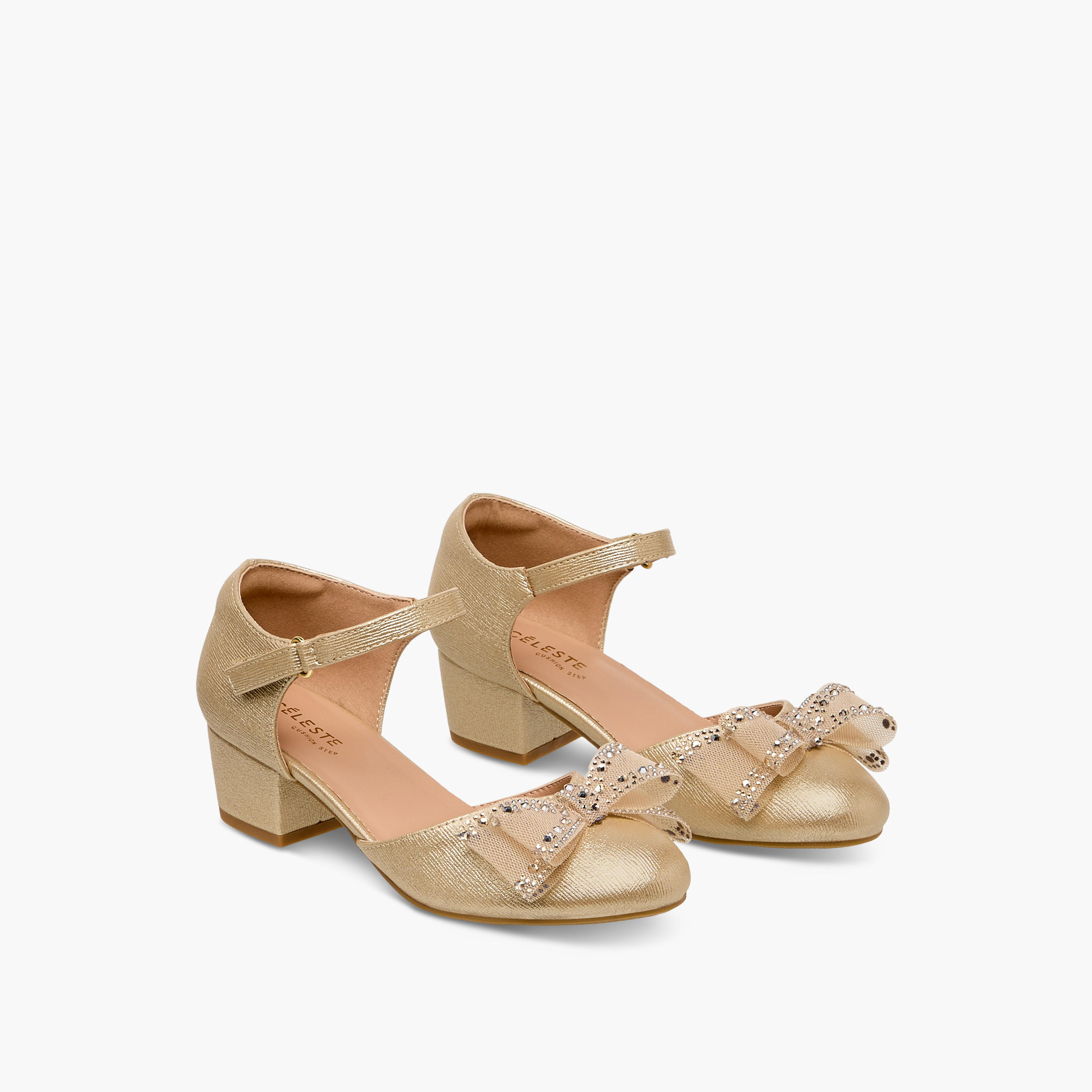 صندل بكعب عريض للبنات من سيليست-girls-shoes-sandals-image-1