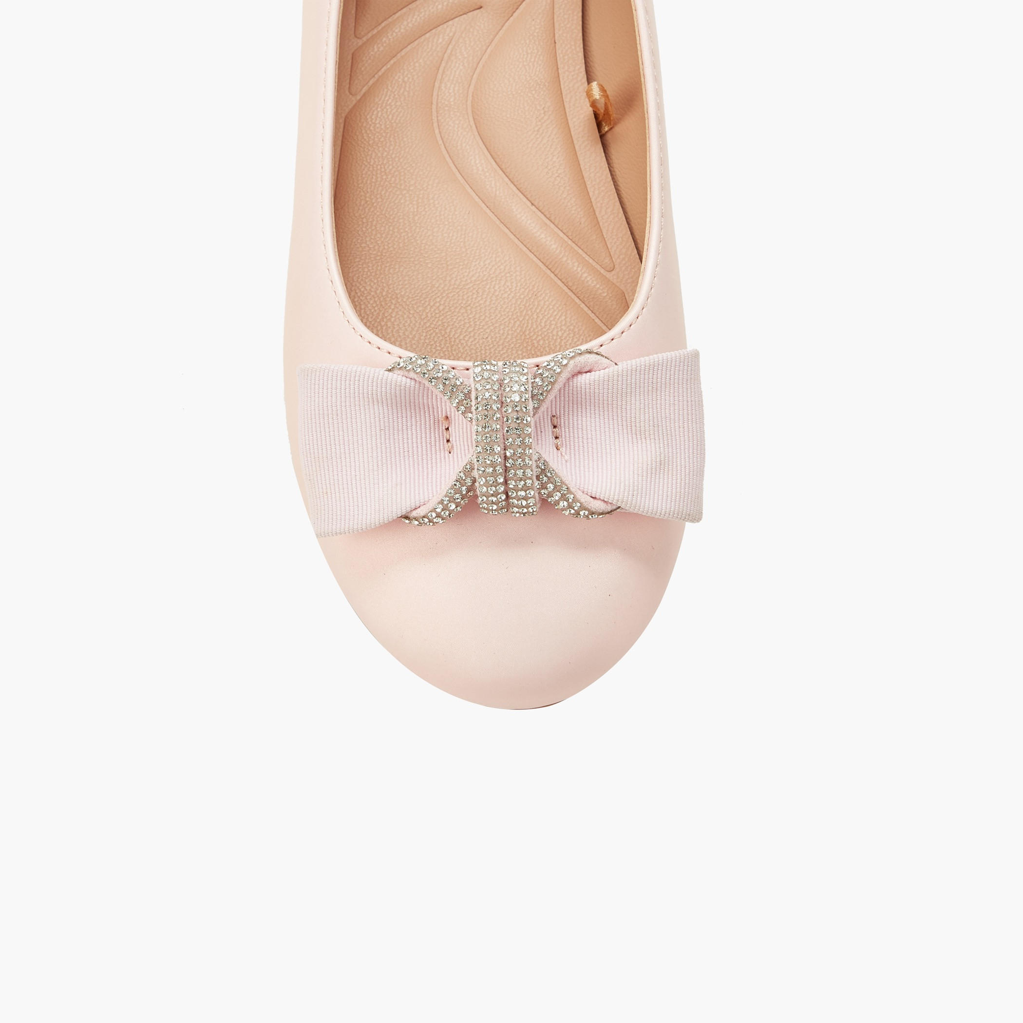 Celeste Girls Bow Embellished Ballerina Shoes-girls-shoes-ballerinas-image-5