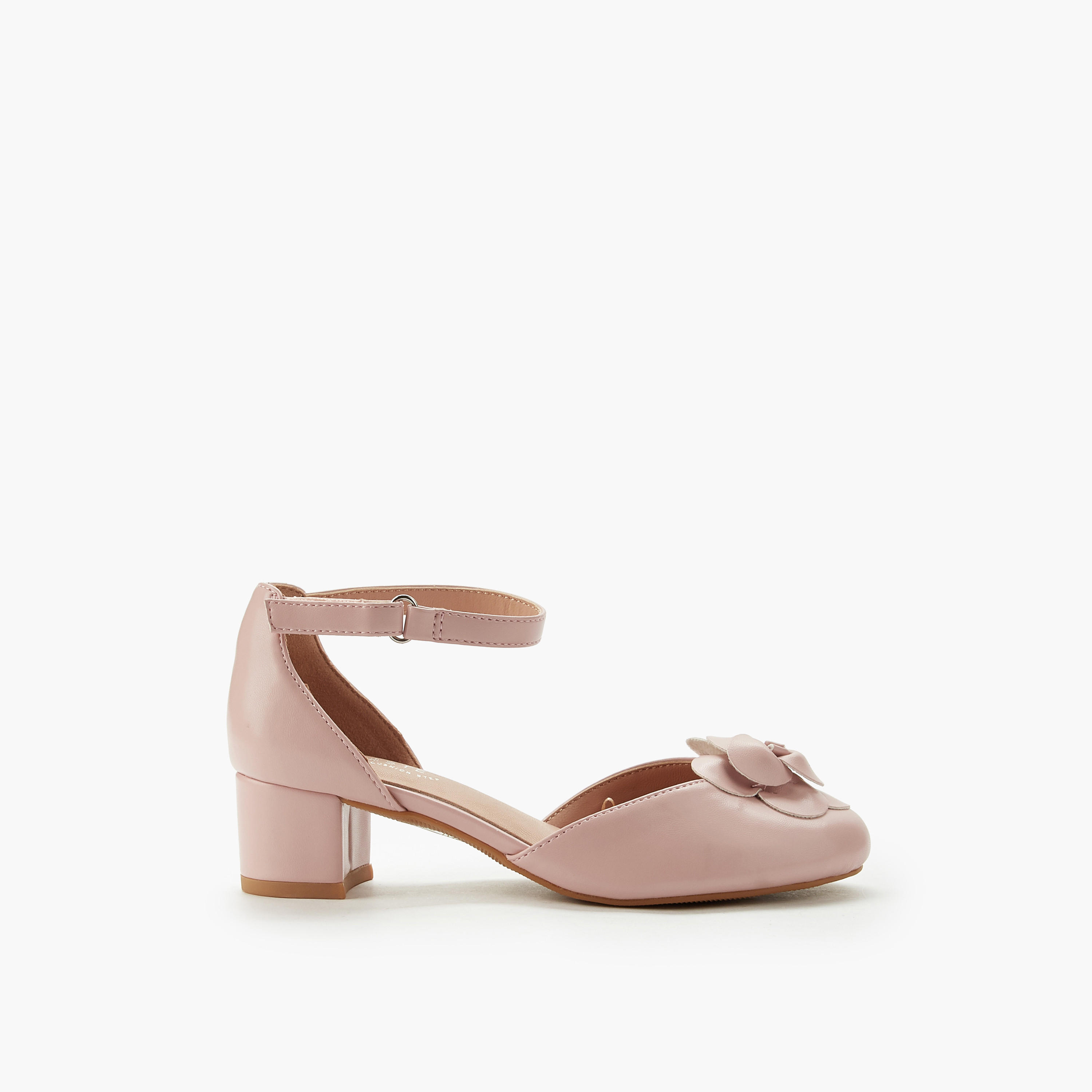 Celeste Girls Block Heel Sandals-girls-shoes-sandals-image-2