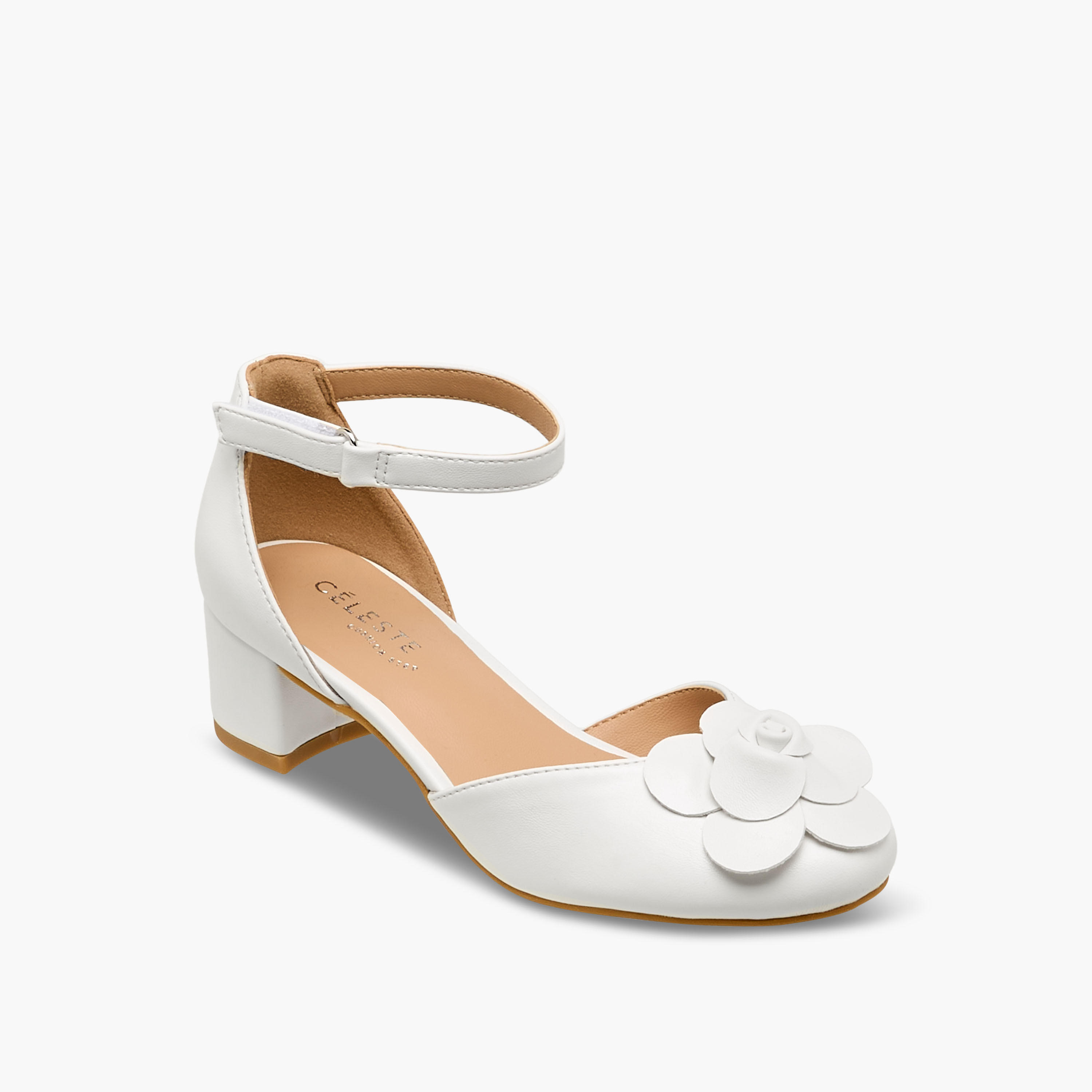 Celeste Girls Block Heel Sandals-girls-shoes-sandals-image-2