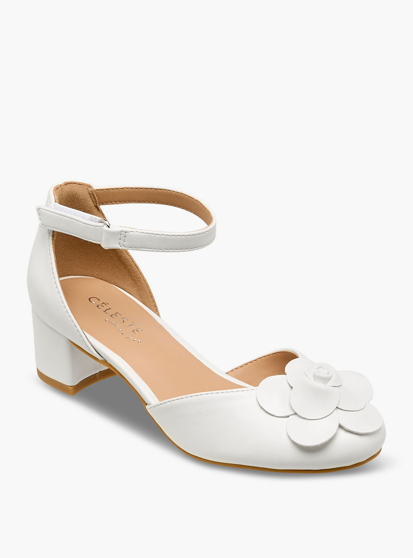 Celeste Girls Block Heel Sandals-girls-shoes-sandals-image-2