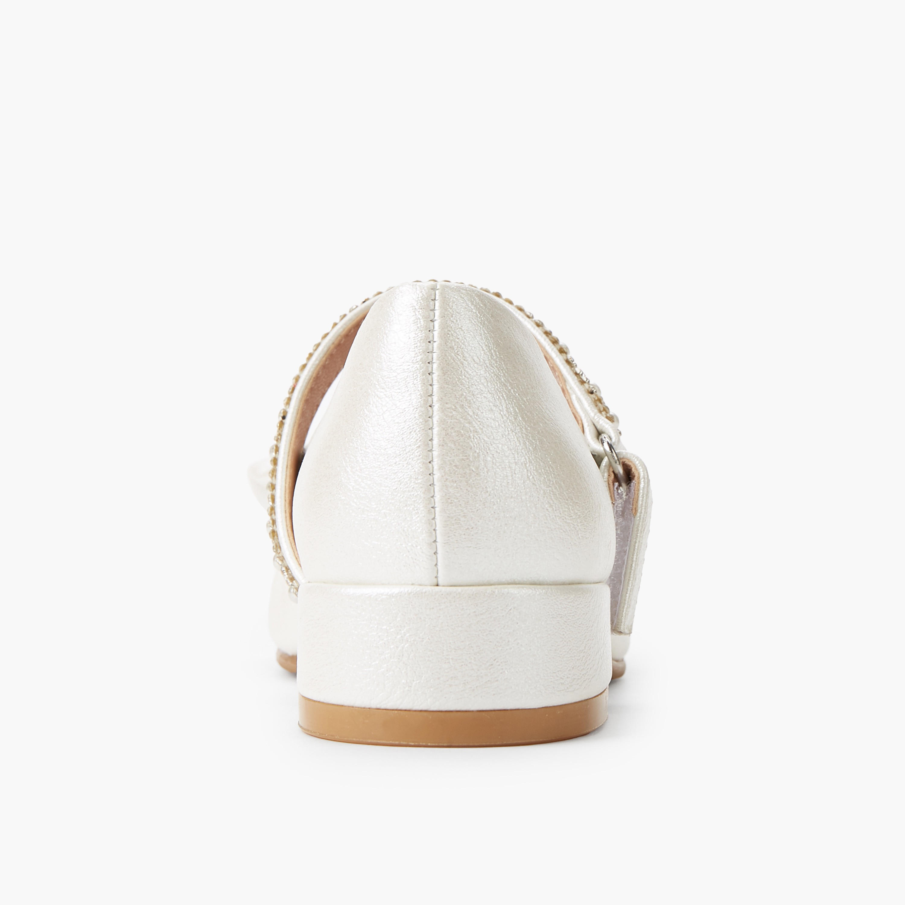 Celeste Girls Bow Embellished Mary Jane Shoes-girls-shoes-maryjanes-image-4