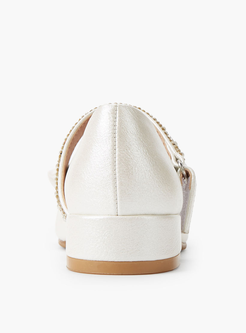 Celeste Girls Bow Embellished Mary Jane Shoes-girls-shoes-maryjanes-image-4