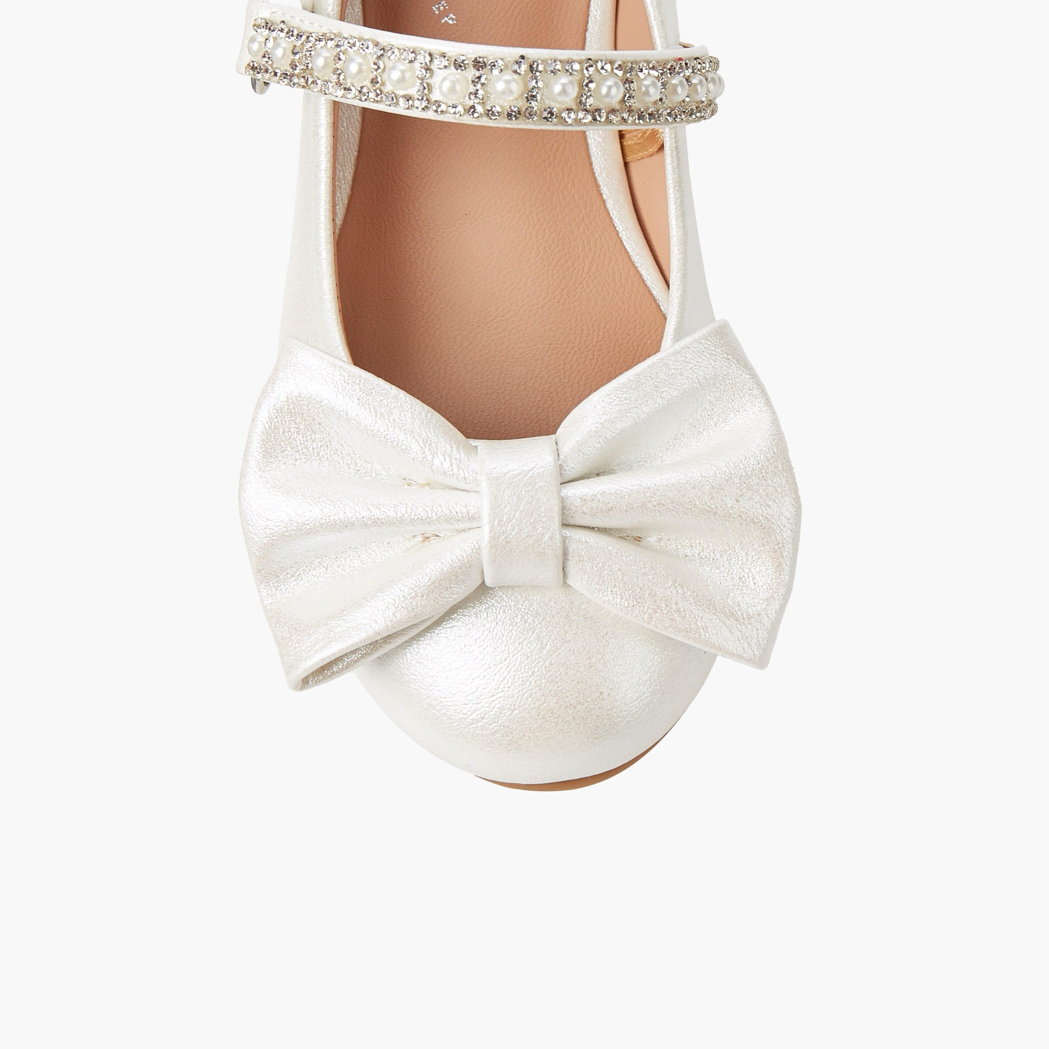 Celeste Girls Bow Embellished Mary Jane Shoes-girls-shoes-maryjanes-image-5