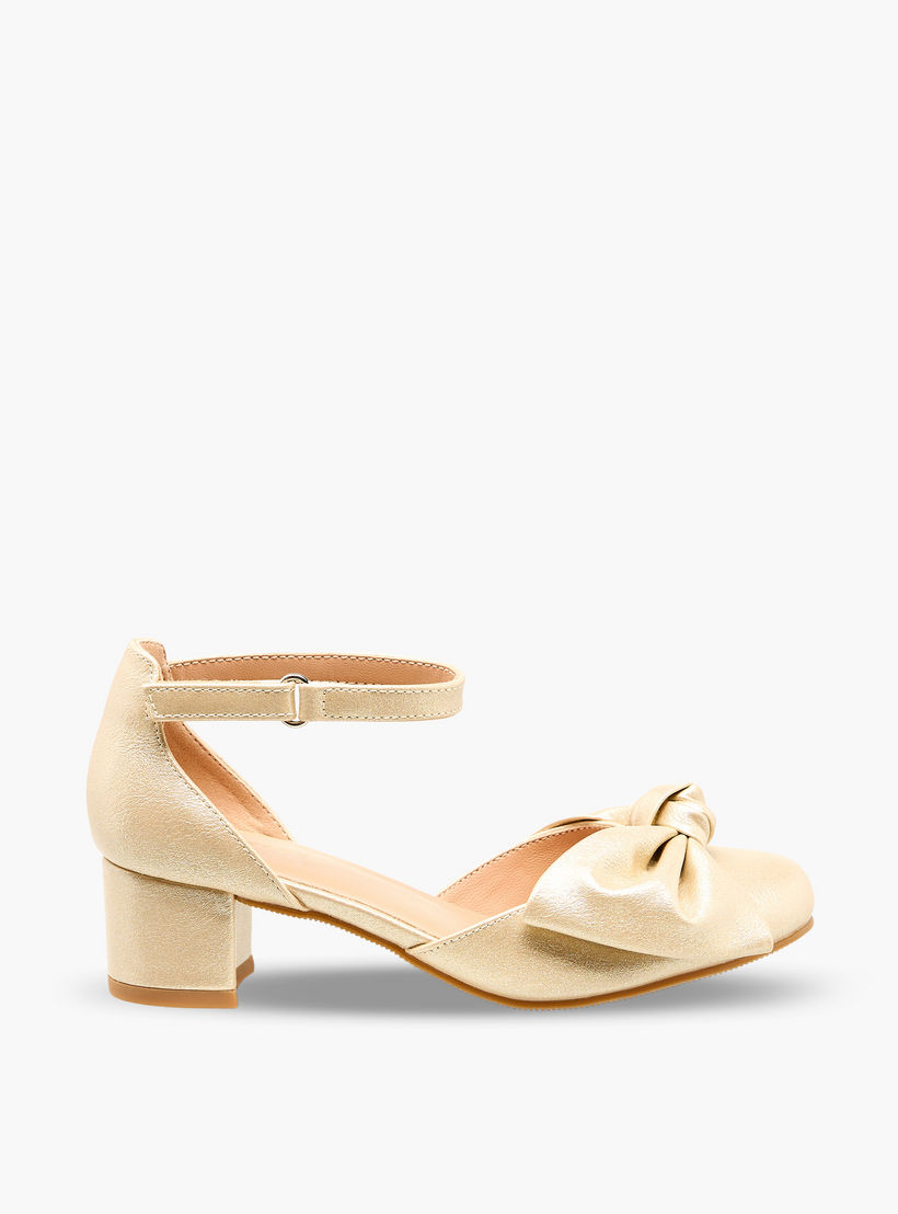 Celeste Girls Block Heel Ankle Strap Shoes-girls-shoes-sandals-image-3