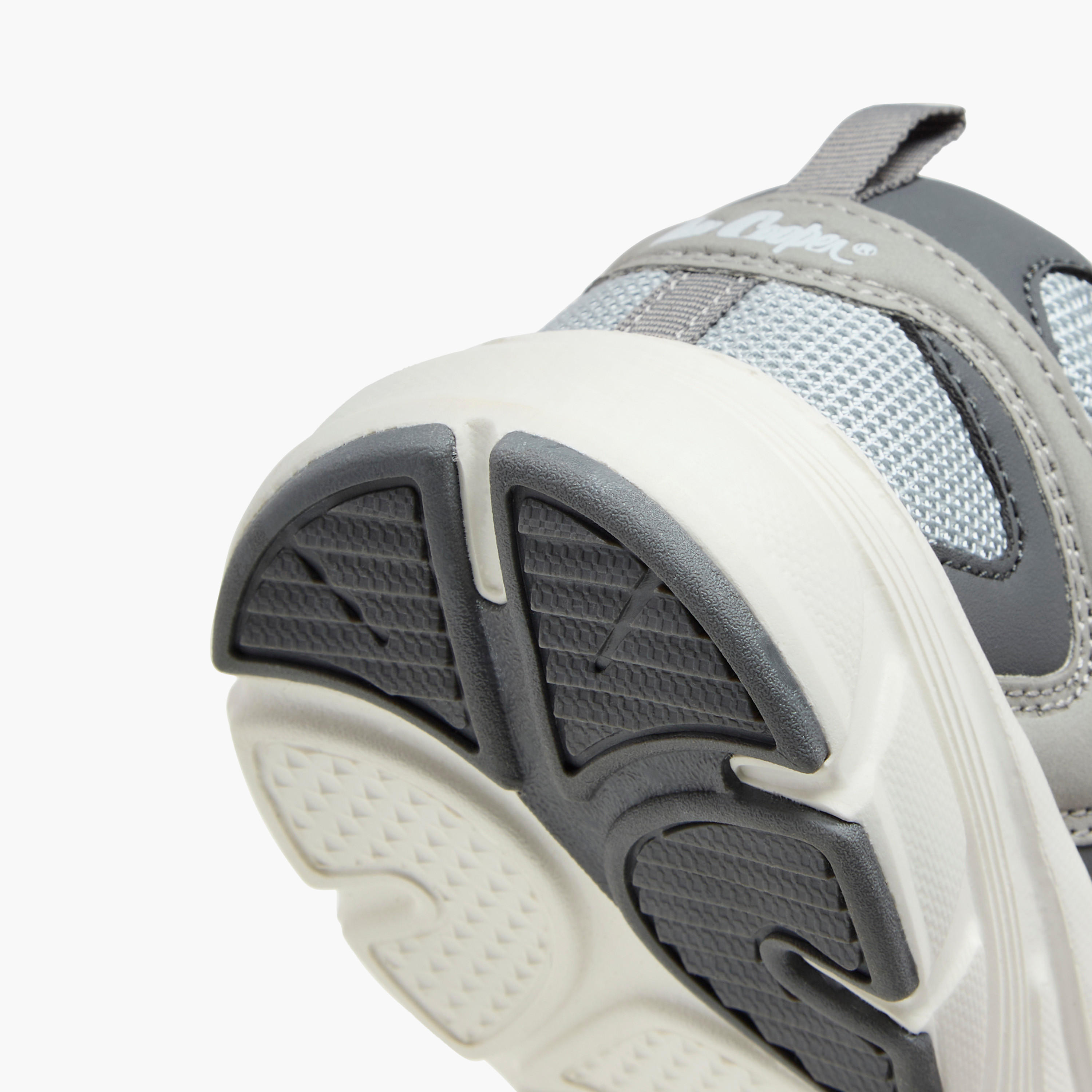 Lee Cooper Boys' Panelled Sneakers with Hook and Loop Closure-boys-shoes-sneakers-image-5