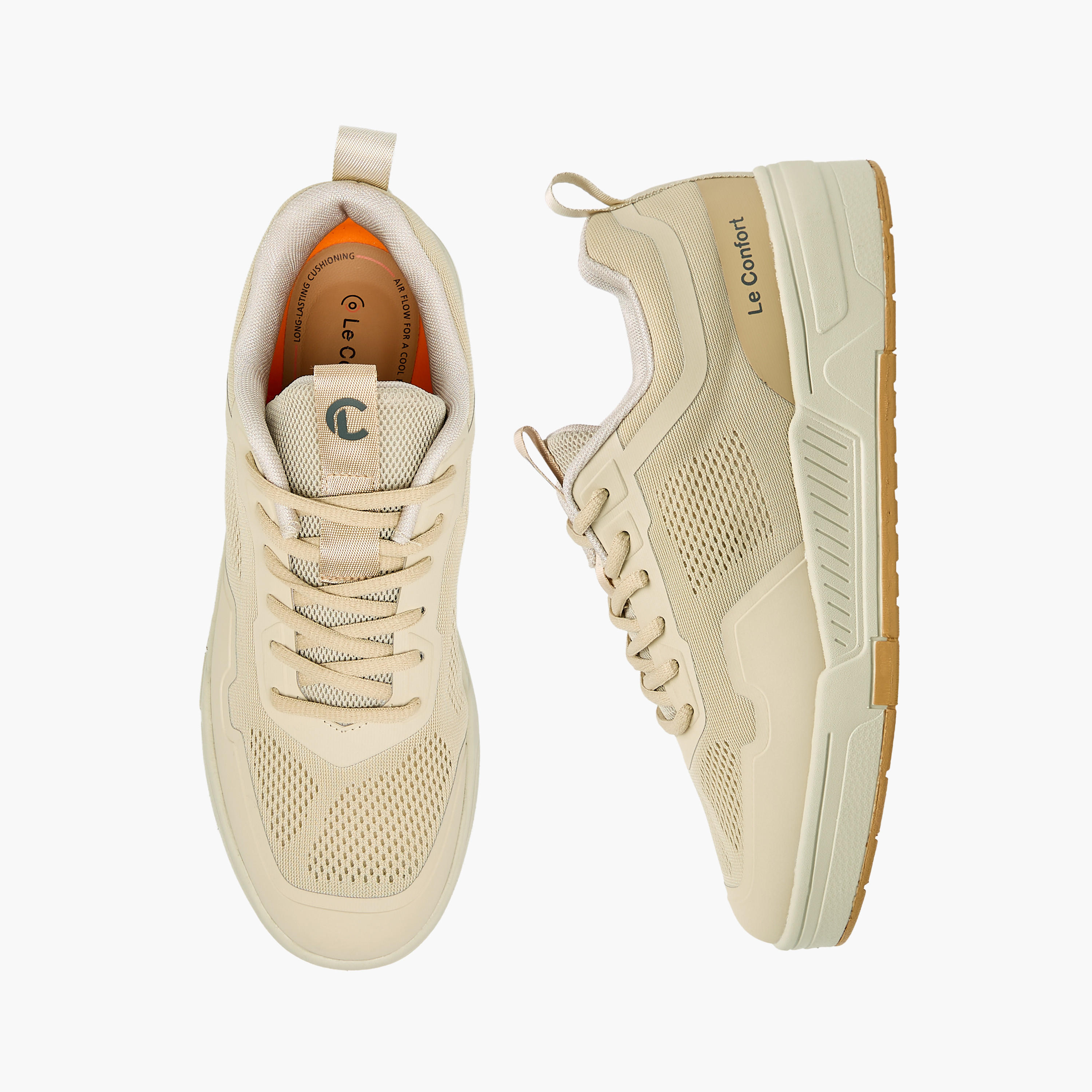 Le Confort Men Lace-Up Ankle Sneakers-men-shoes-sneakers-image-1