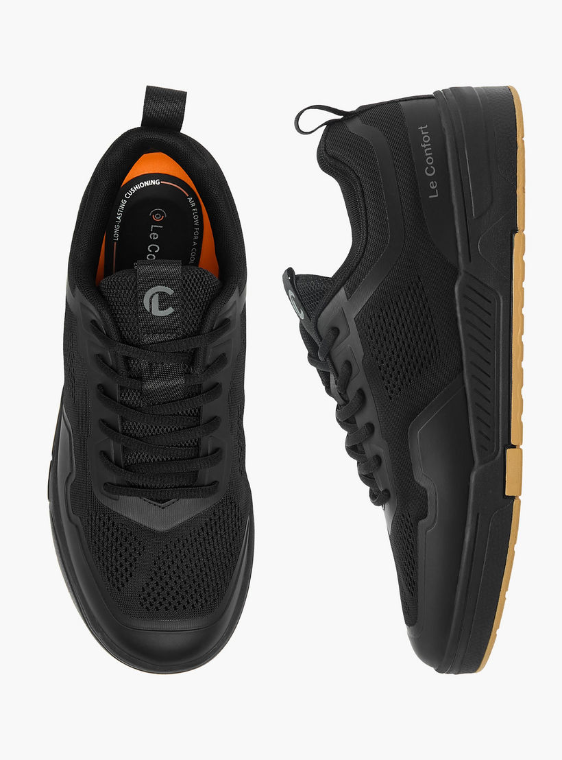 Le Confort Men Lace-Up Ankle Sneakers-men-shoes-sneakers-image-1