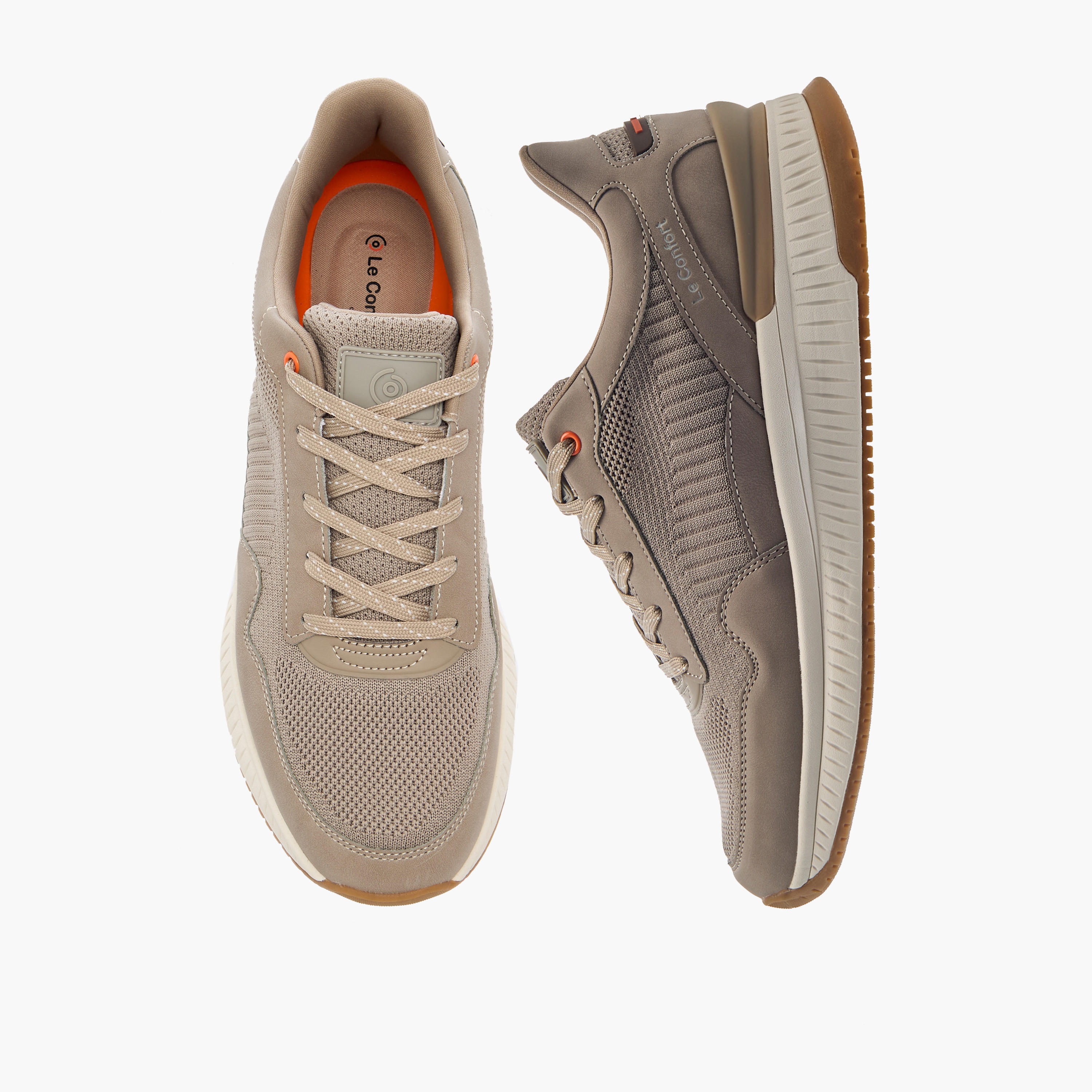 Le Confort Men Lace-Up Ankle Sneakers-men-shoes-sneakers-image-1