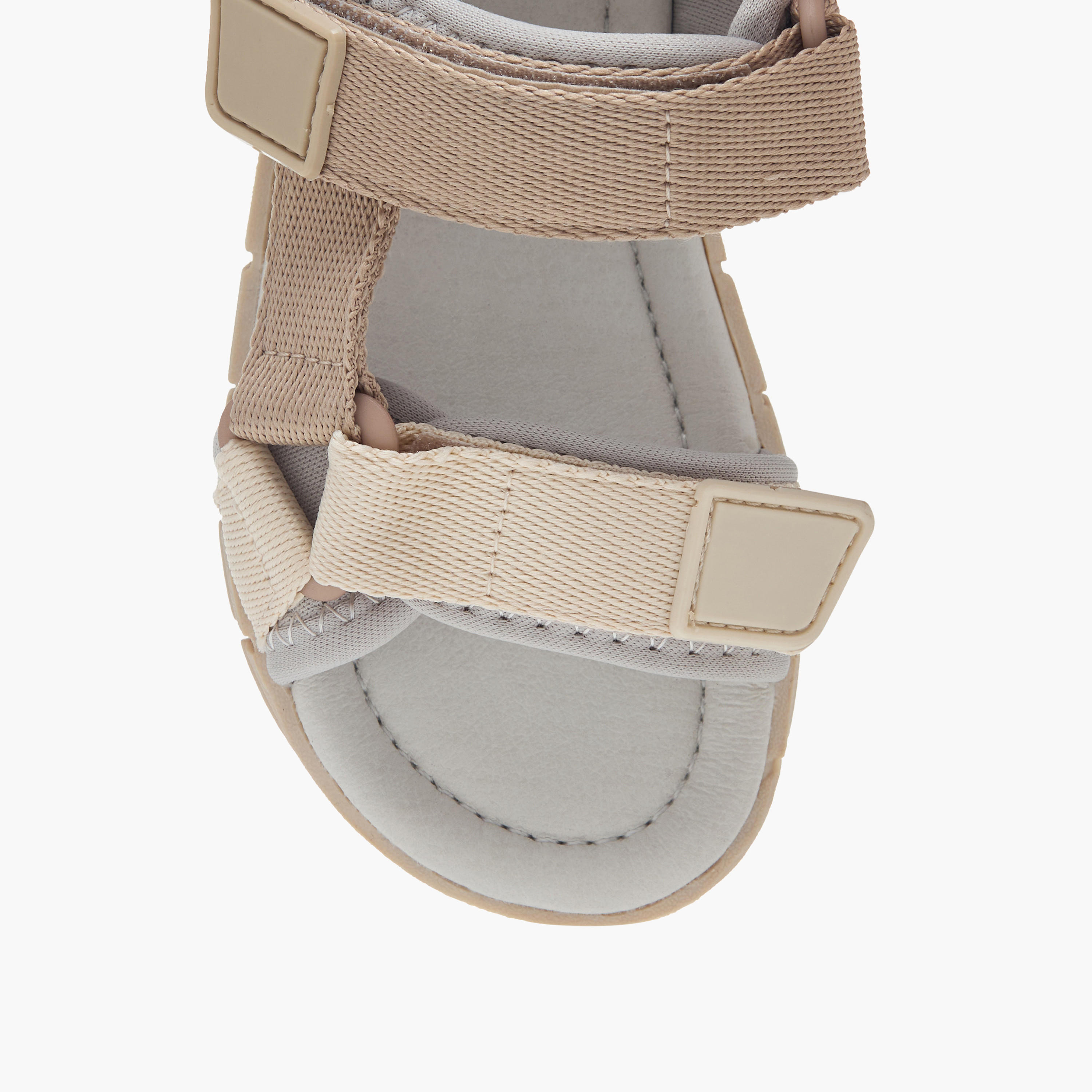 LBL by Shoexpress Colourblock Sandals with Hook and Loop Closure-boys-shoes-sandals-image-3