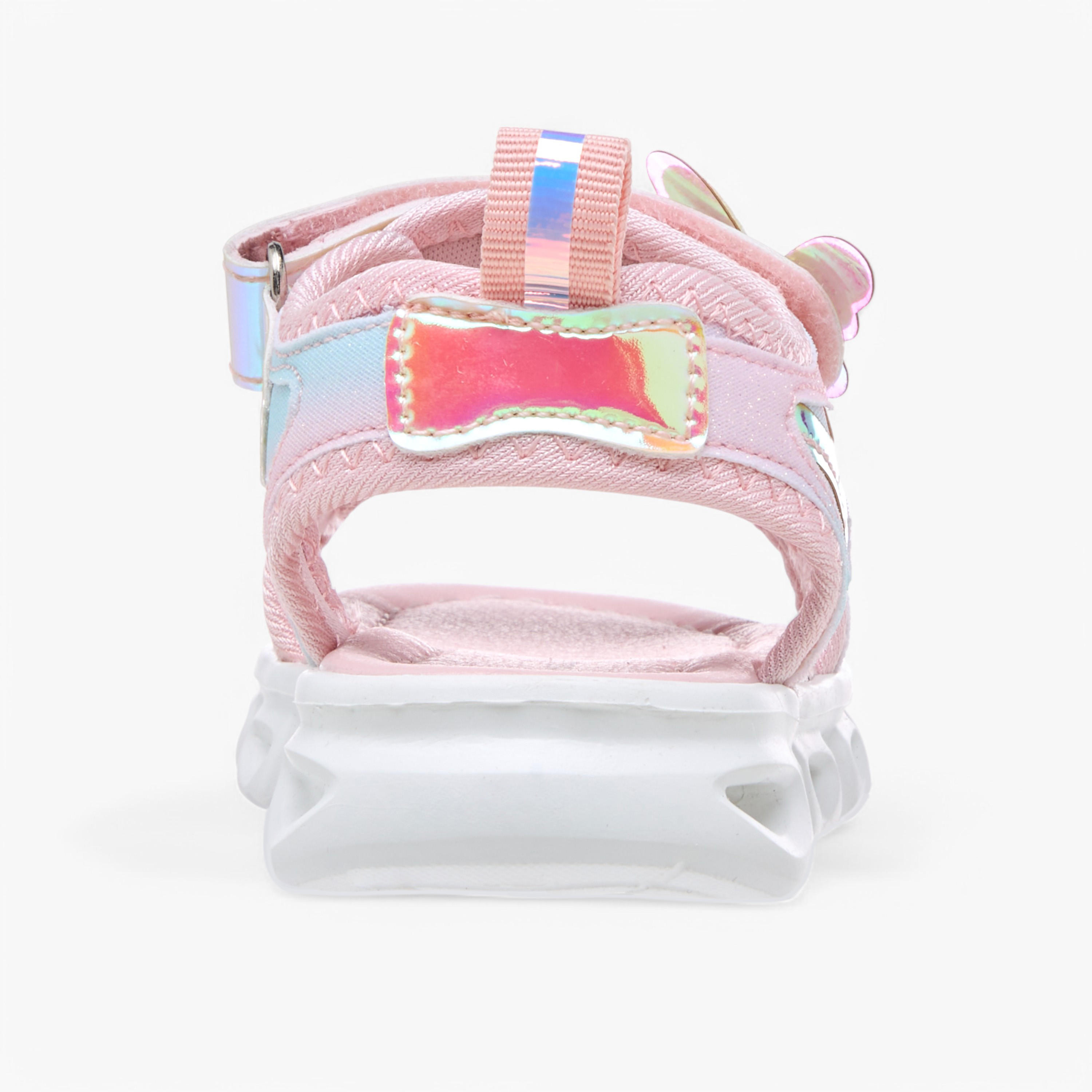 Flora Bella Butterfly Accent Floaters with Hook and Loop Closure-girls-shoes-sandals-image-4