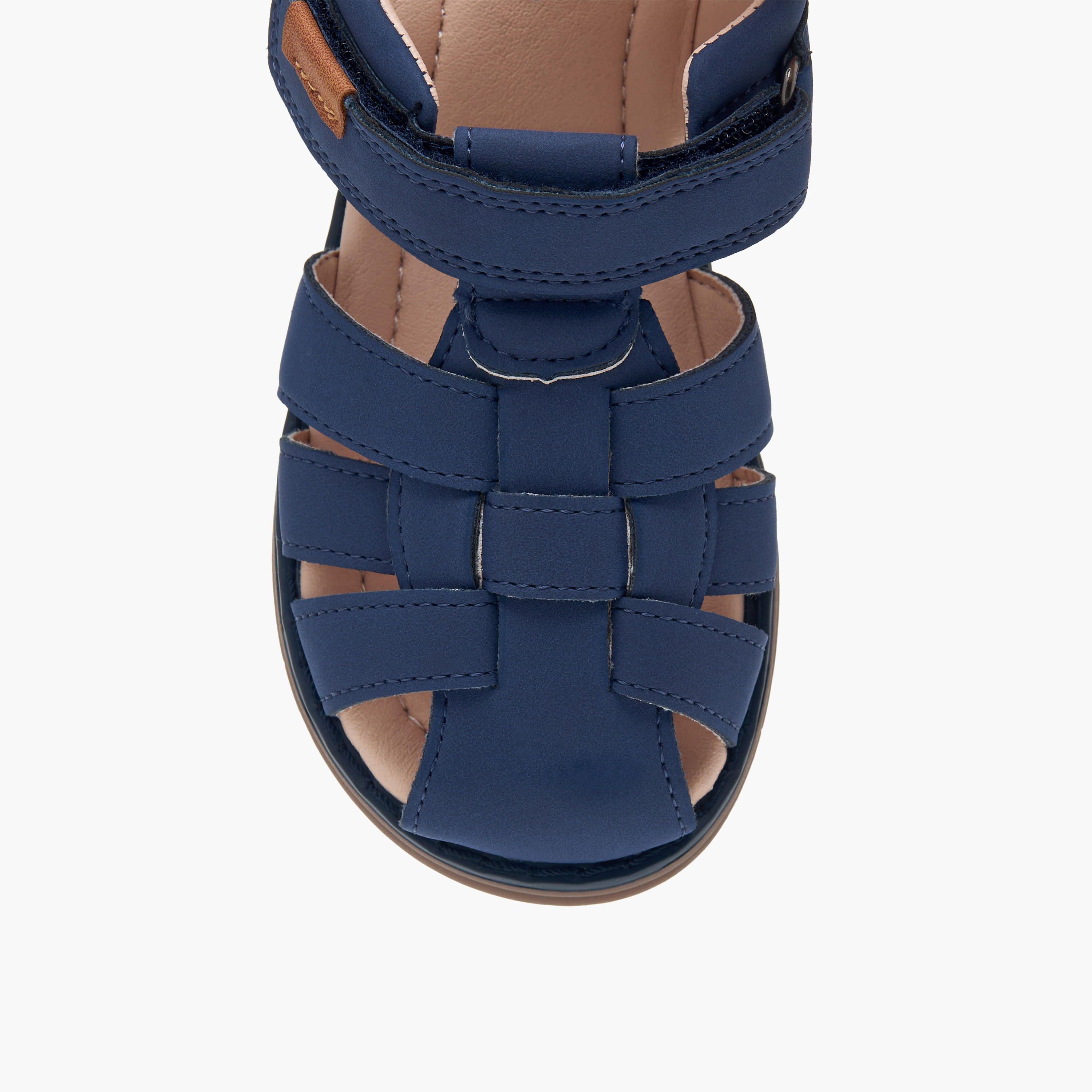 LBL by Shoexpress Strappy Sandals with Hook and Loop Closure-boys-shoes-sandals-image-3