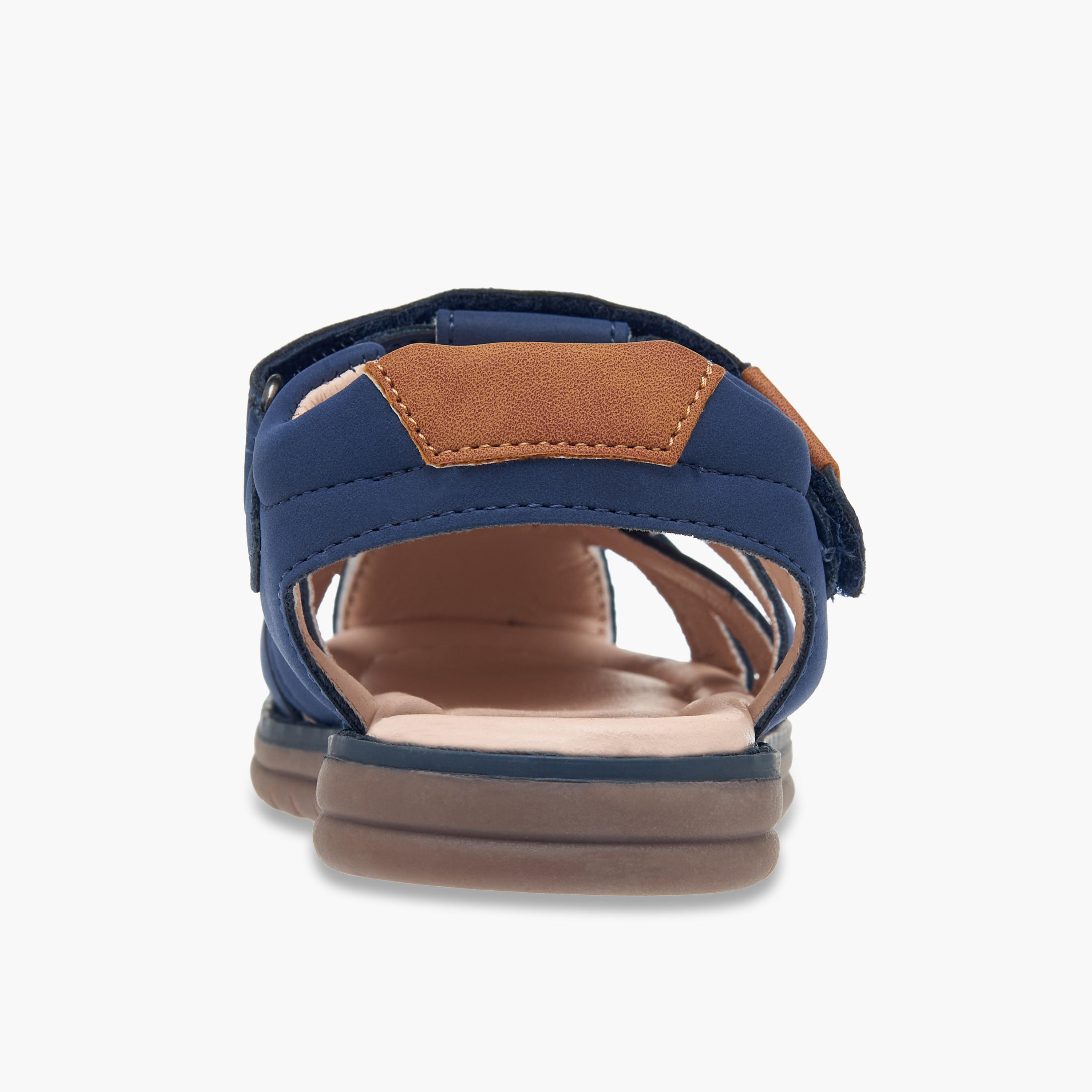 LBL by Shoexpress Strappy Sandals with Hook and Loop Closure-boys-shoes-sandals-image-4